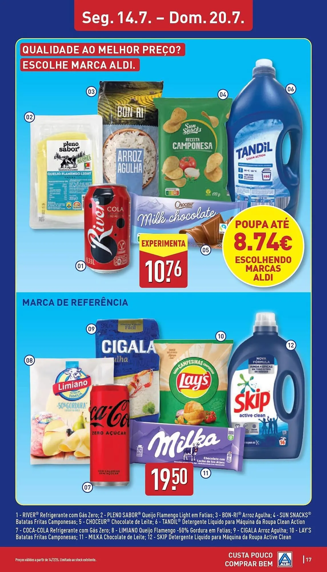 Folheto Folheto ALDI de 14 de julho até 20 de julho 2025 - Pagina 17