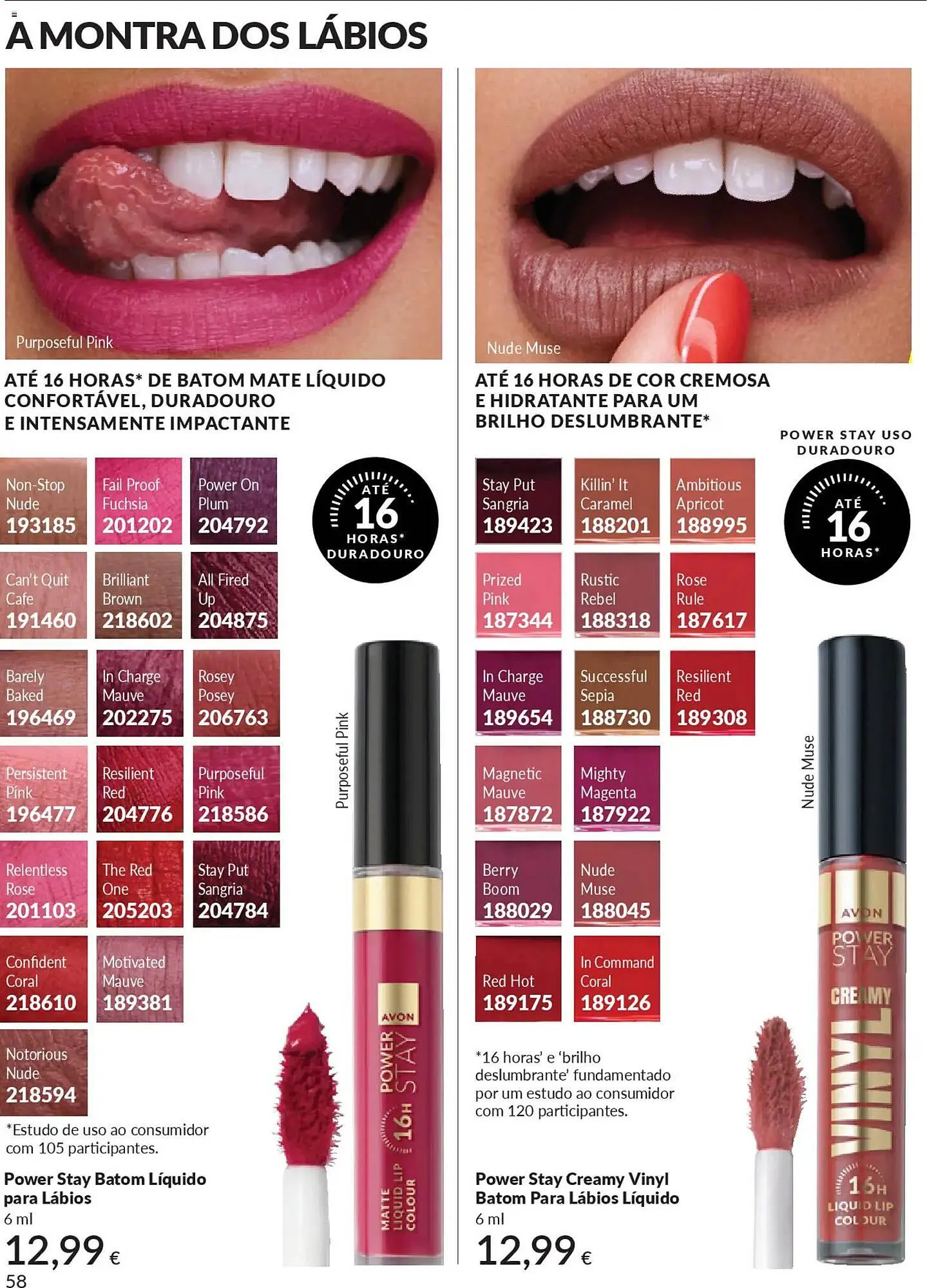 Folheto Catálogo Avon de 1 de janeiro até 1 de fevereiro 2026 - Pagina 58