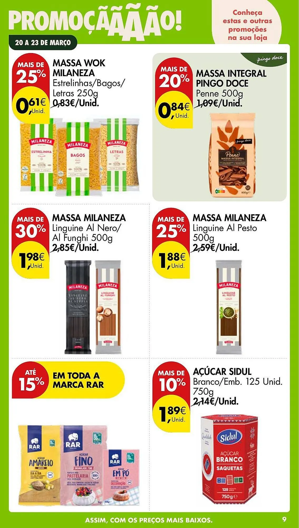 Folheto Folheto Pingo Doce de 20 de março até 23 de março 2026 - Pagina 9