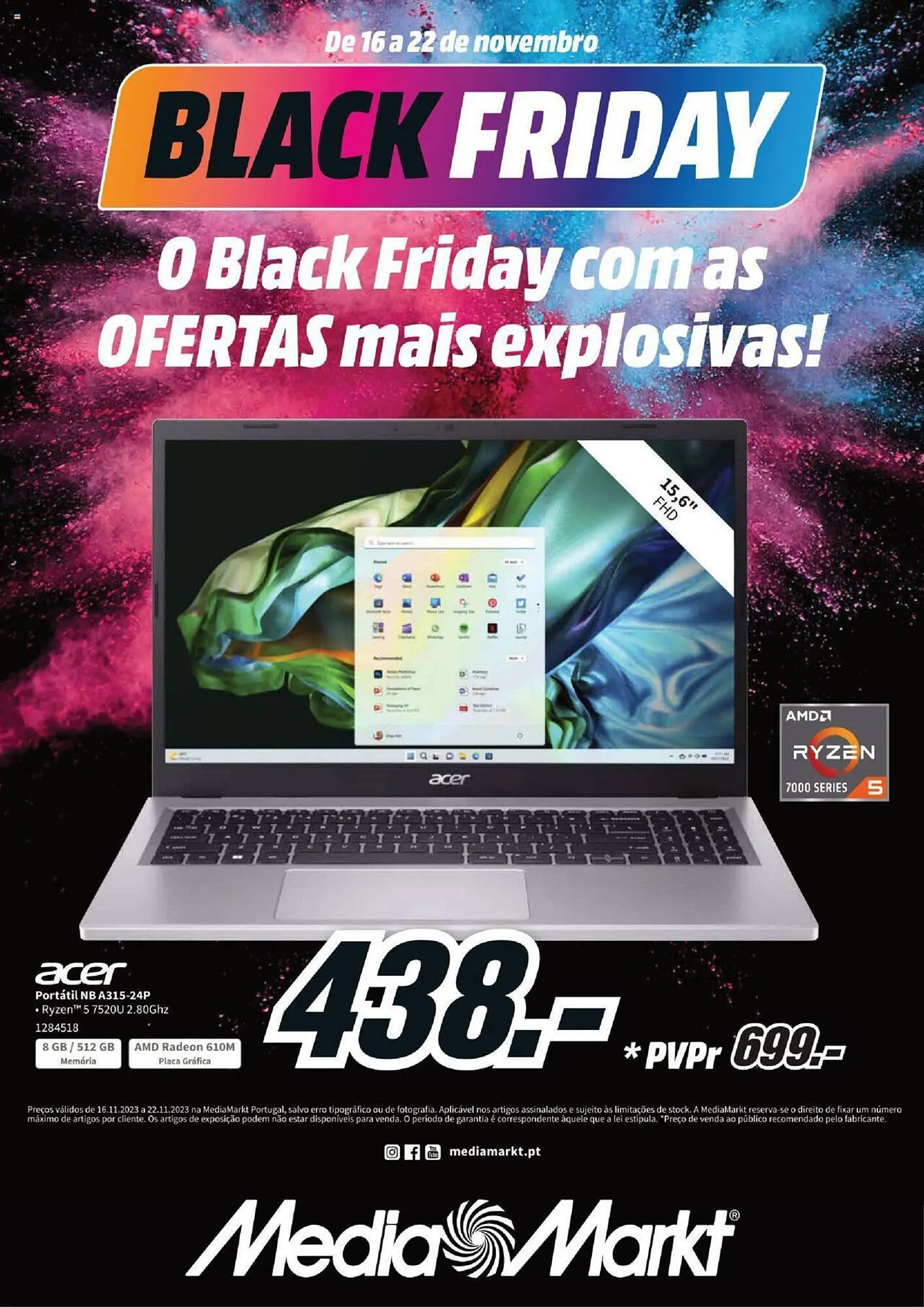 Folheto Folheto MediaMarkt de 16 de novembro até 22 de novembro 2023 - Pagina 8