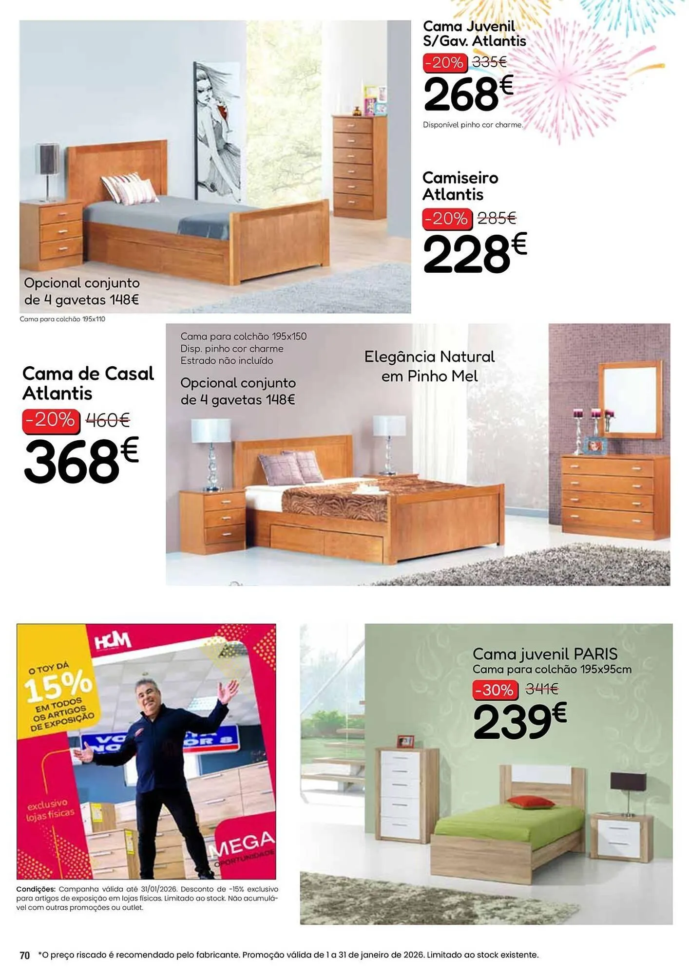 Folheto Folheto Hiper Centro do Móvel de 6 de janeiro até 31 de janeiro 2026 - Pagina 70