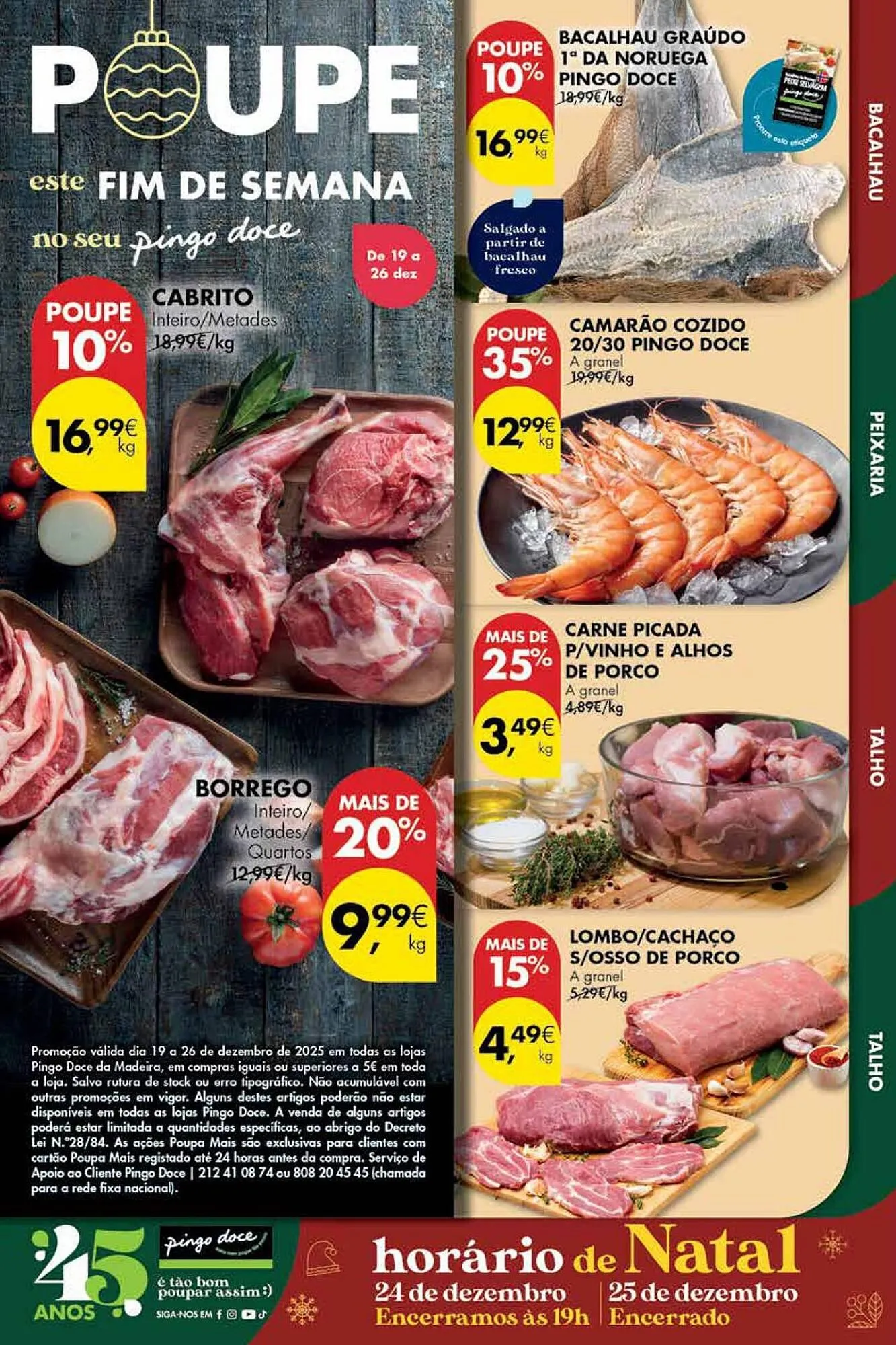 Folheto Folheto Pingo Doce de 19 de dezembro até 26 de janeiro 2026 - Pagina 1