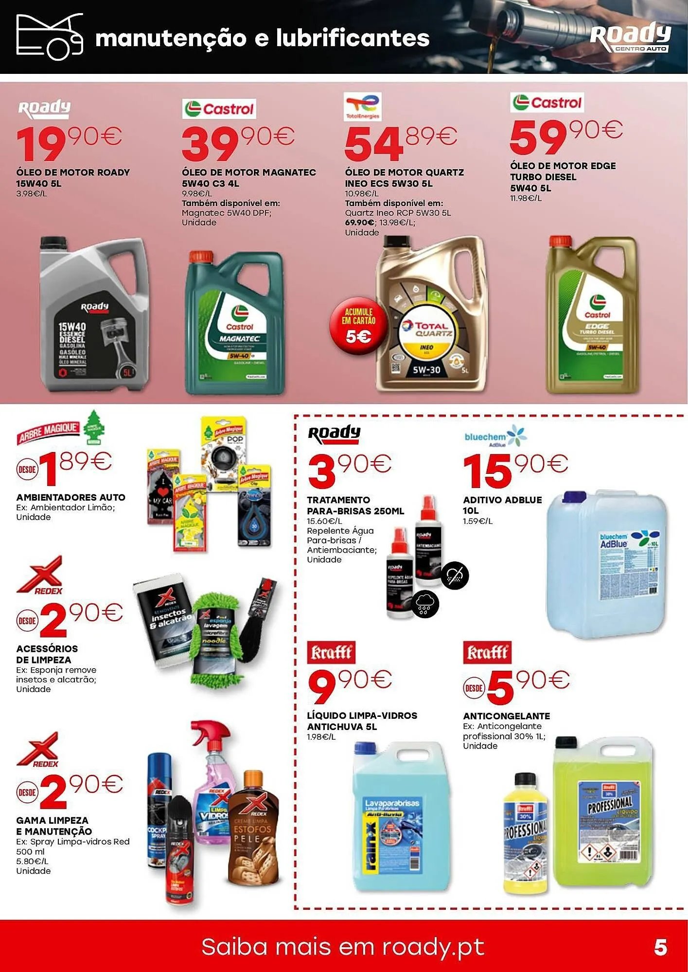 Folheto Folheto Roady de 2 de outubro até 26 de outubro 2025 - Pagina 5
