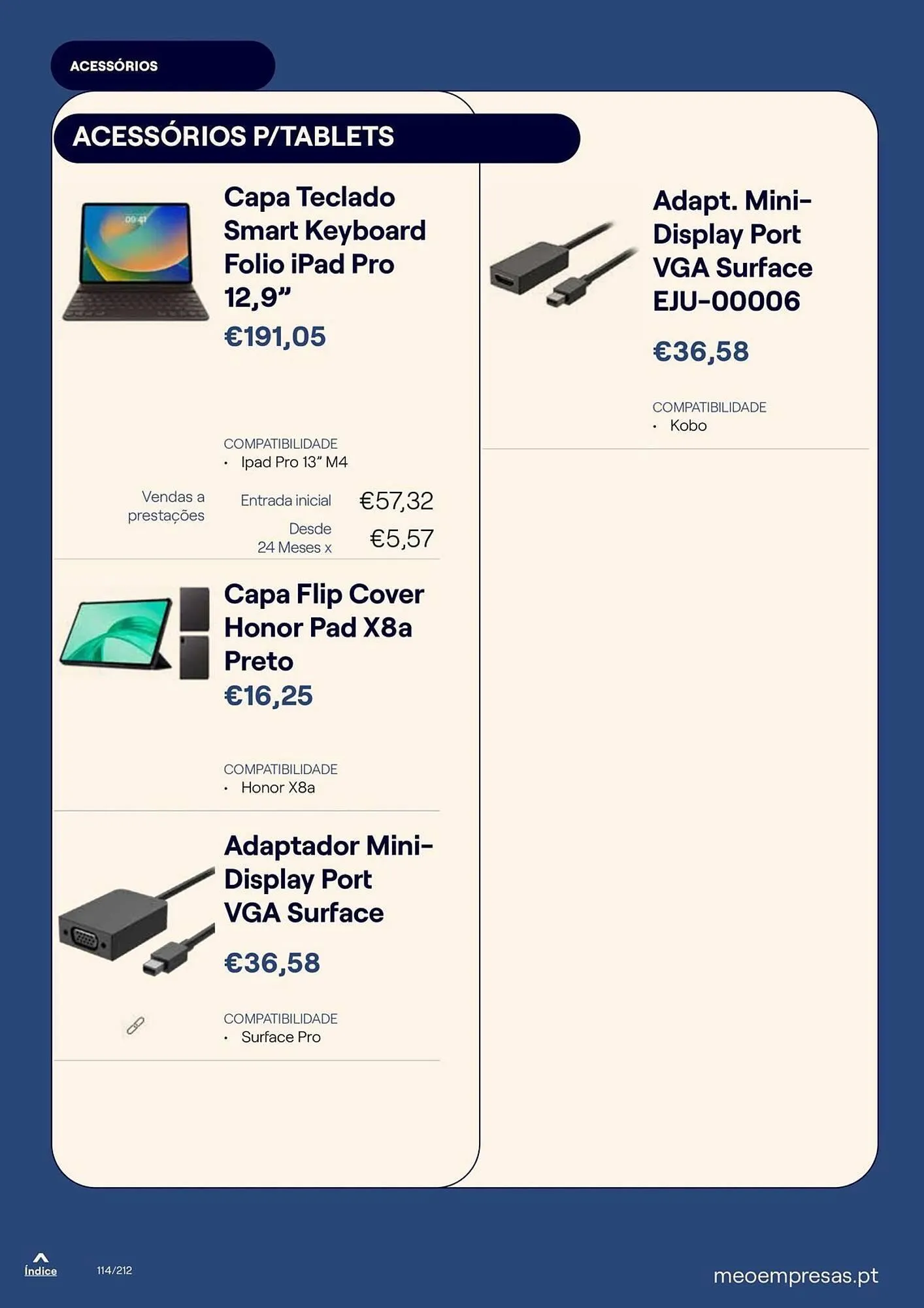 Folheto Catálogo MEO de 20 de outubro até 31 de dezembro 2025 - Pagina 114
