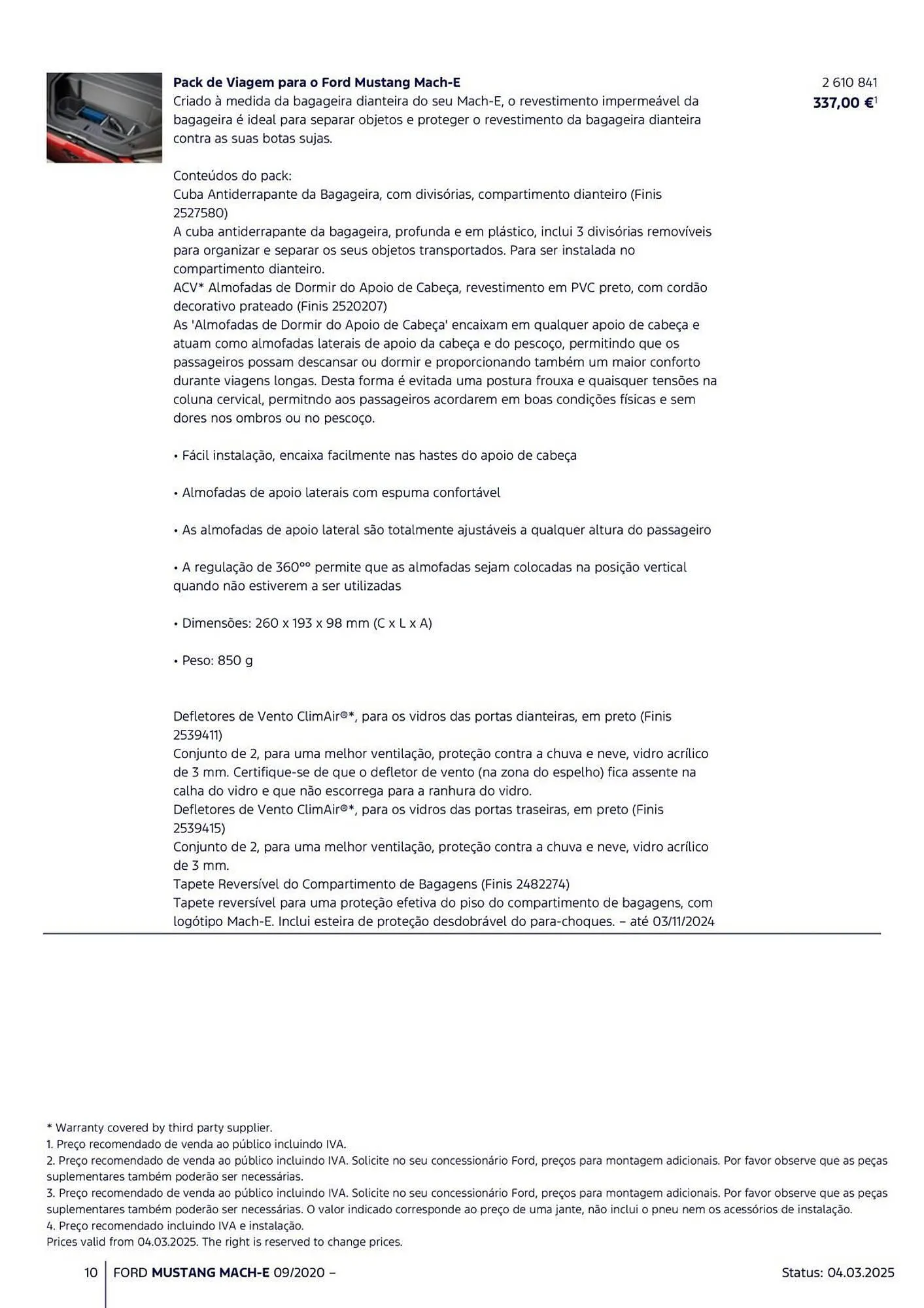 Folheto Folheto Ford de 18 de março até 31 de agosto 2025 - Pagina 10