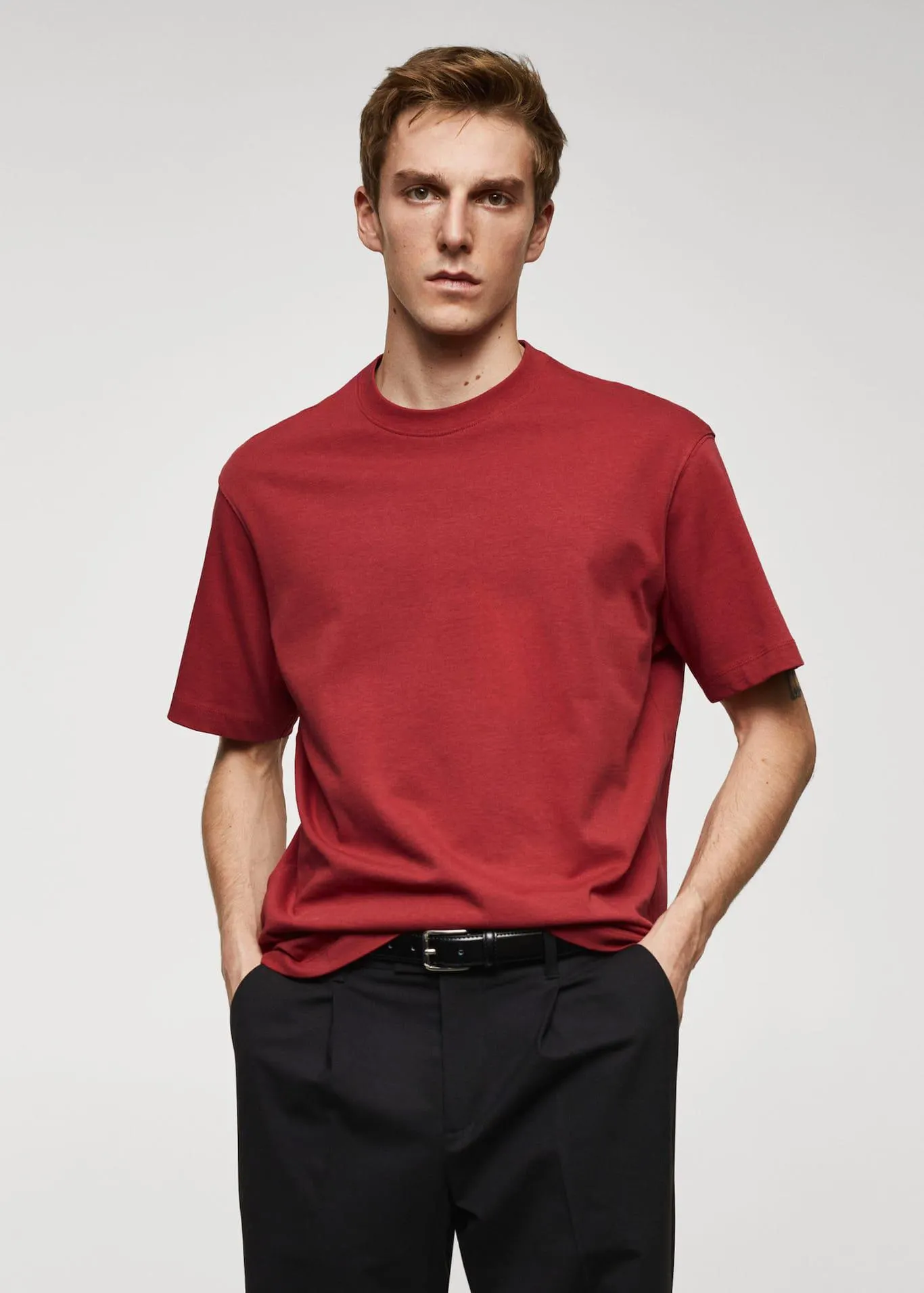 Camiseta 100% algodón relaxed fit