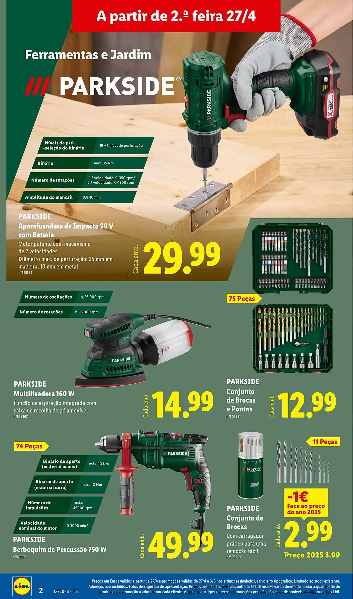 Folheto Folheto Lidl de 27 de abril até 3 de maio 2026 - Pagina 2