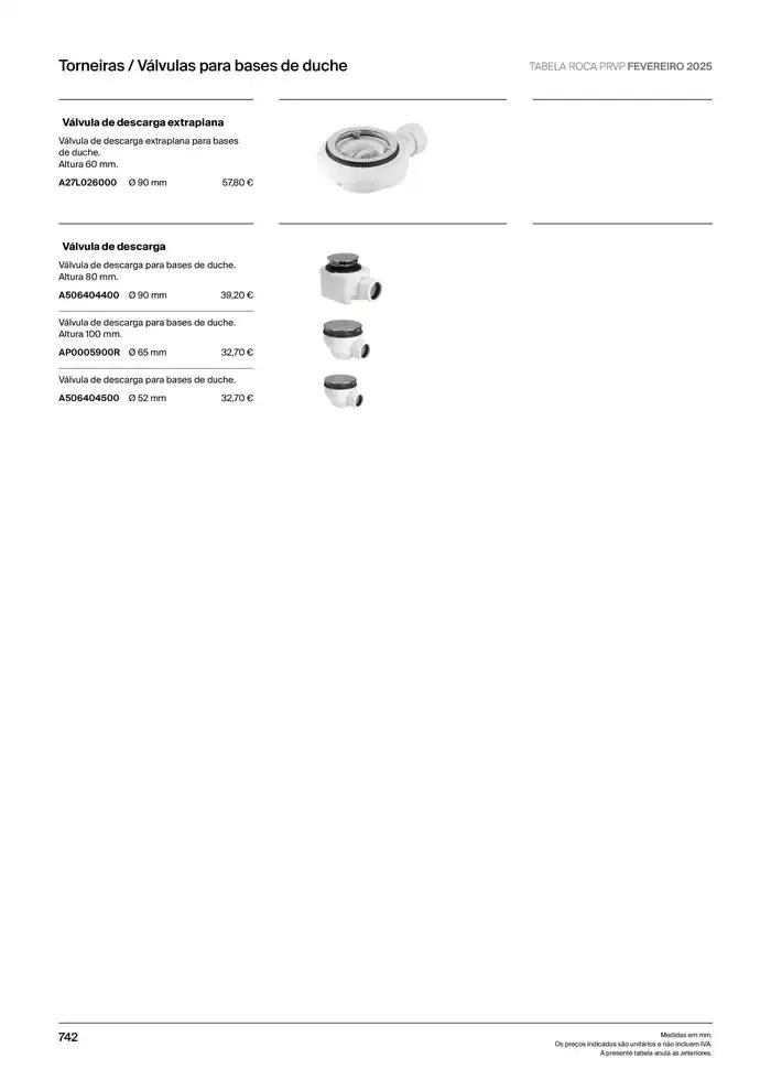 Folheto Soluções de Banho  de 6 de janeiro até 31 de dezembro 2025 - Pagina 744