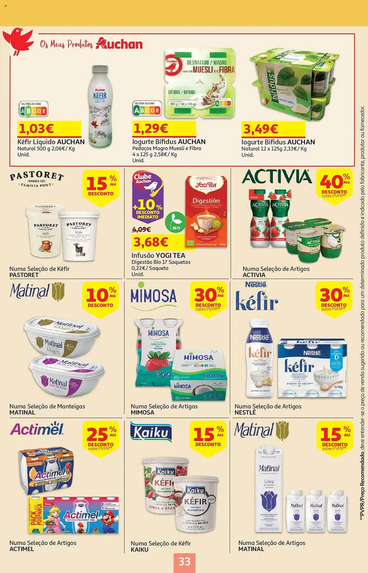 Folheto Folheto Auchan de 13 de março até 25 de março 2026 - Pagina 33