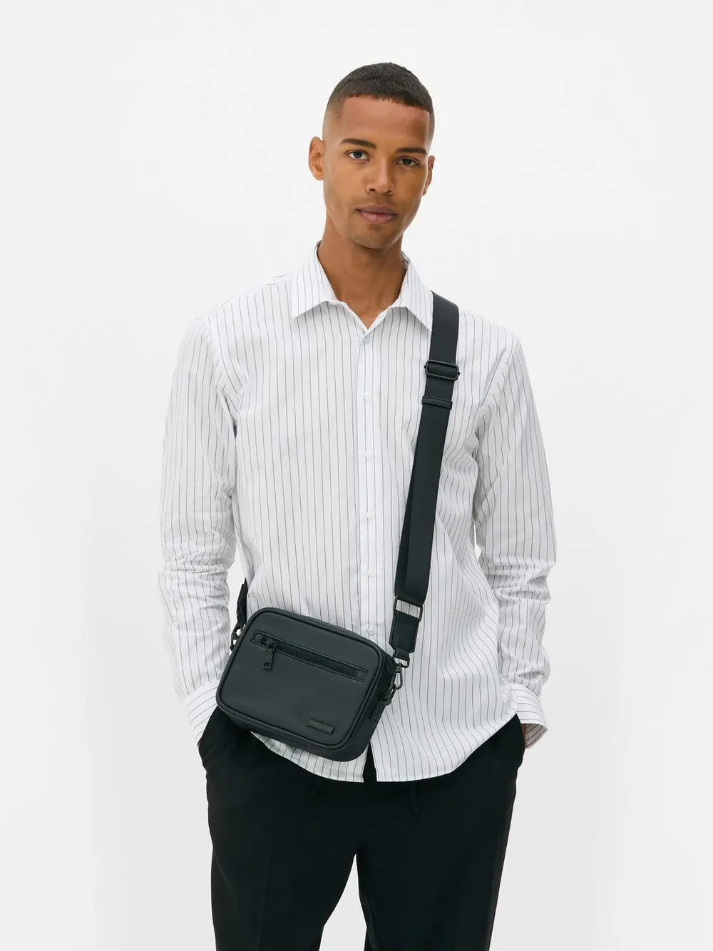 Chemise rayée à manches longues