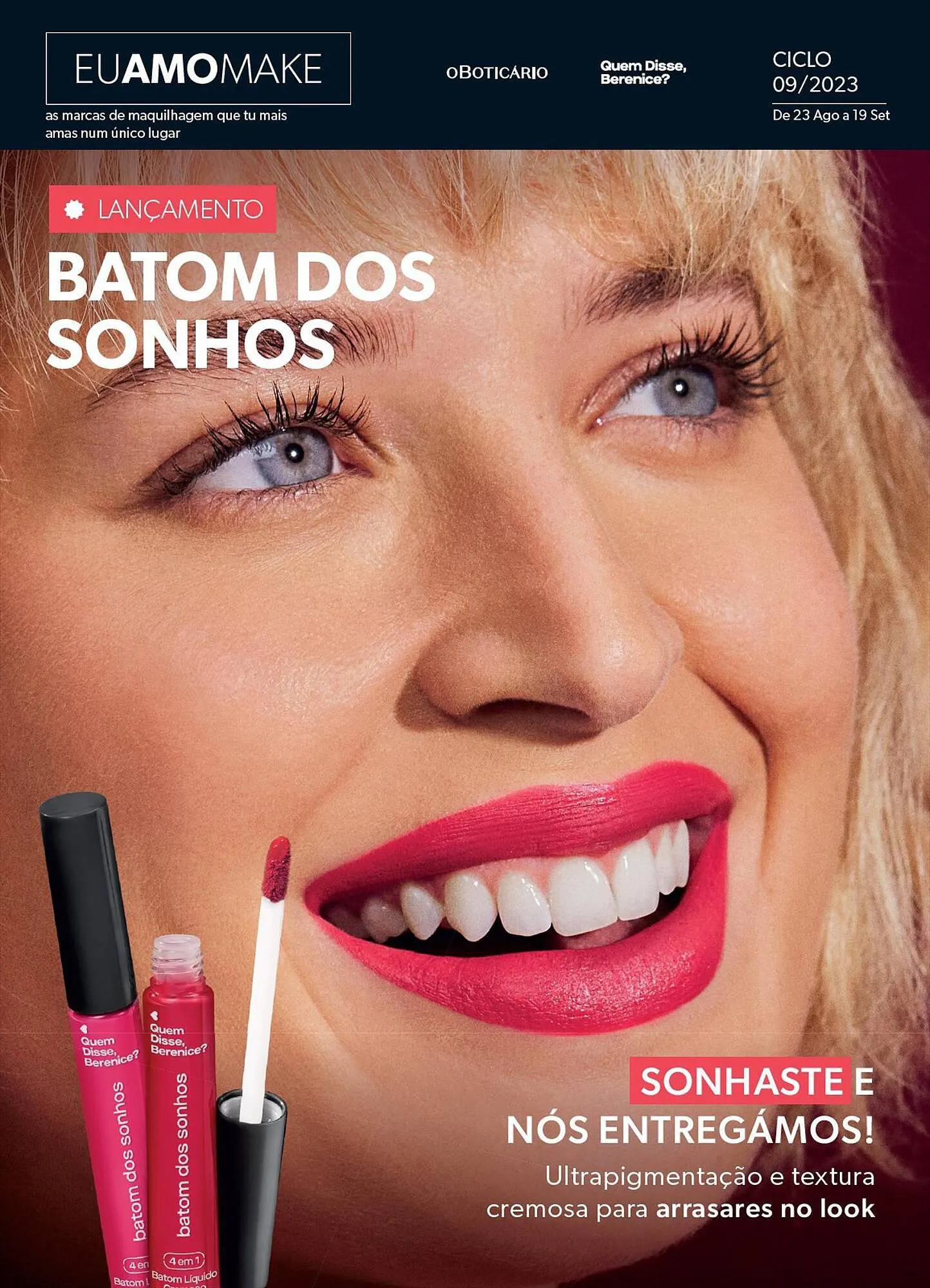 Folheto Folheto O Boticário de 23 de agosto até 19 de setembro 2023 - Pagina 1