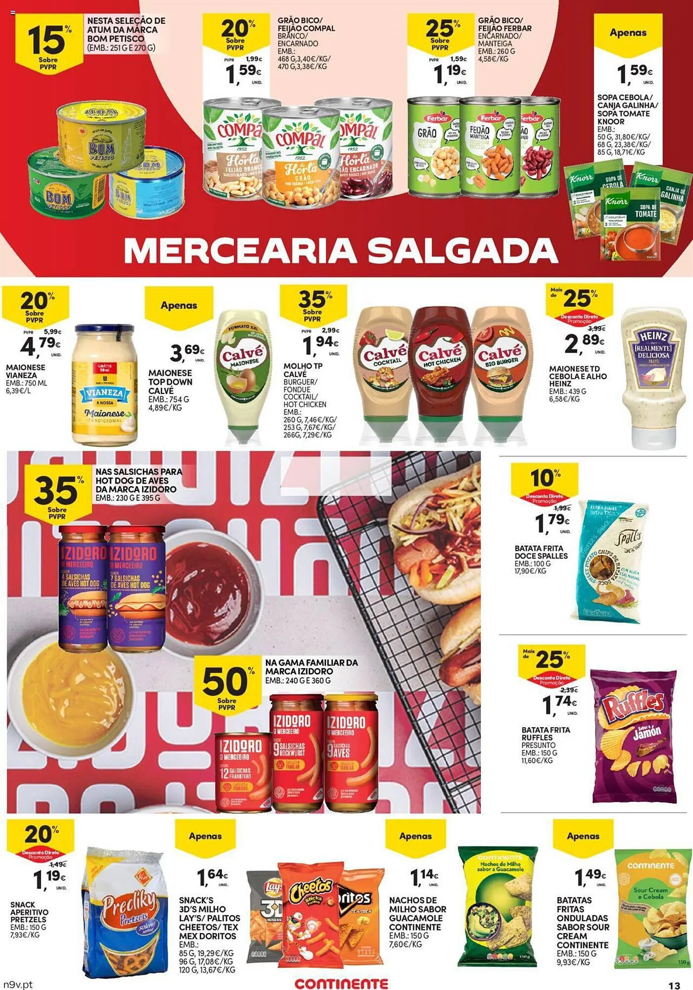 Folheto Folheto Continente de 12 de outubro até 25 de outubro 2023 - Pagina 13