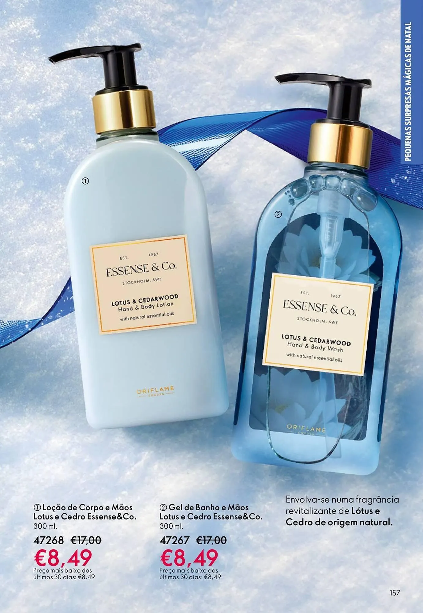 Folheto Catálogo Oriflame de 3 de dezembro até 22 de dezembro 2025 - Pagina 157