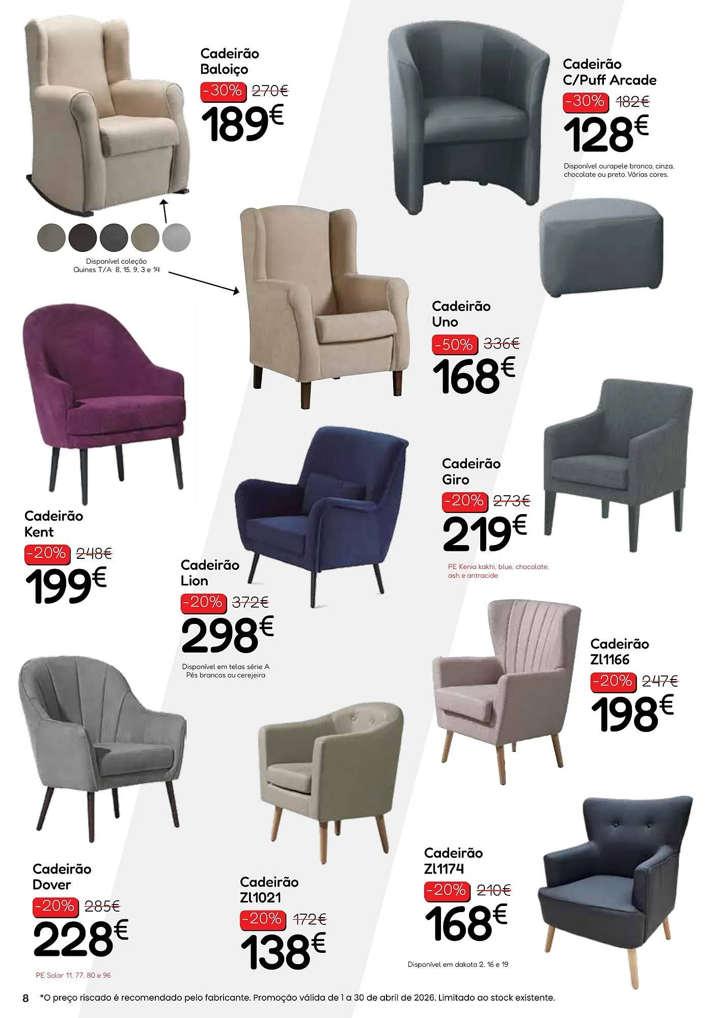 Folheto Folheto Hiper Centro do Móvel de 13 de abril até 30 de abril 2026 - Pagina 8