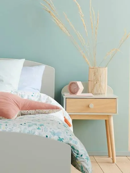 Mesinha de cabeceira com puxadores personalizáveis, tema Confete