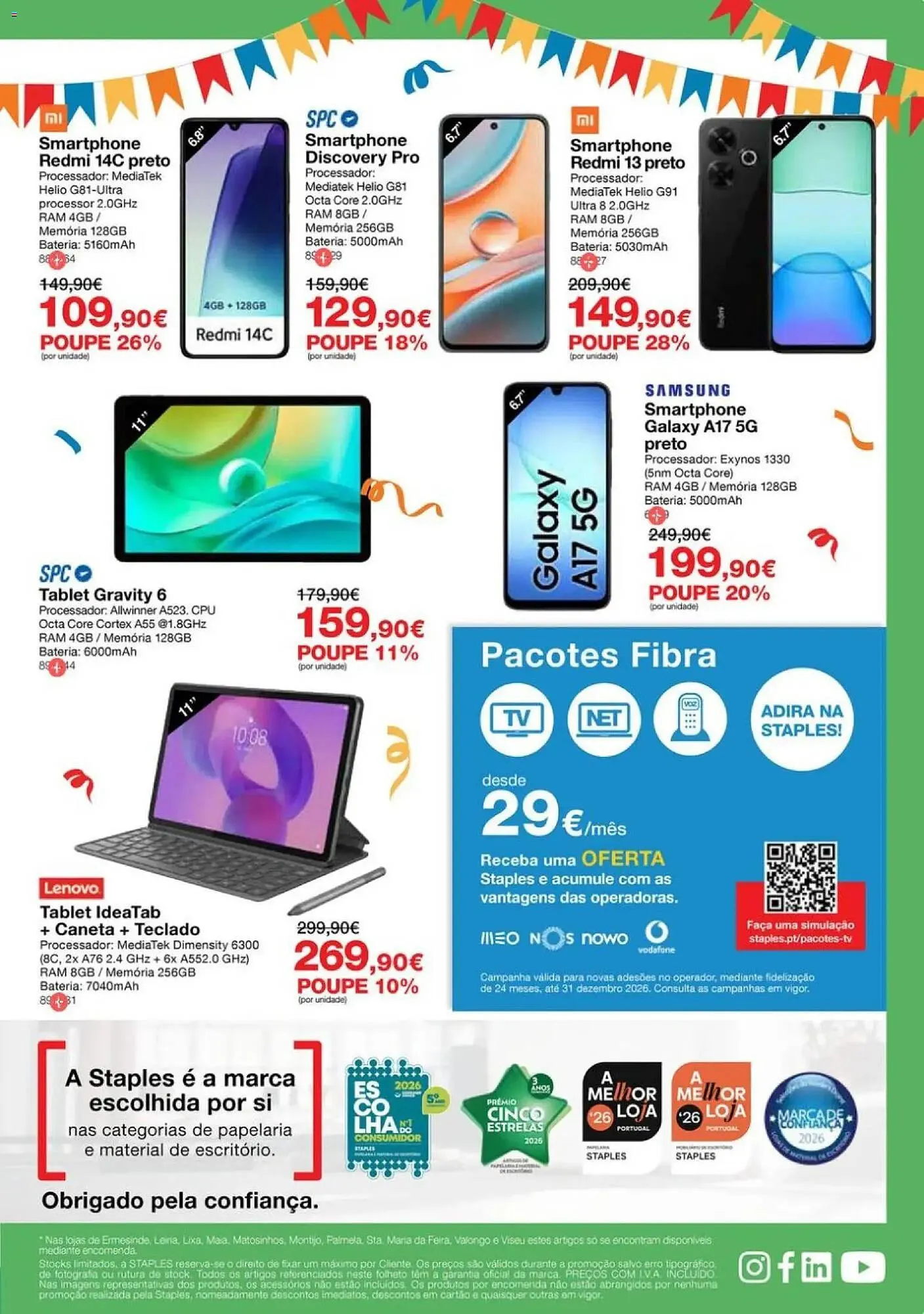Folheto Folheto Staples de 4 de maio até 28 de maio 2026 - Pagina 25