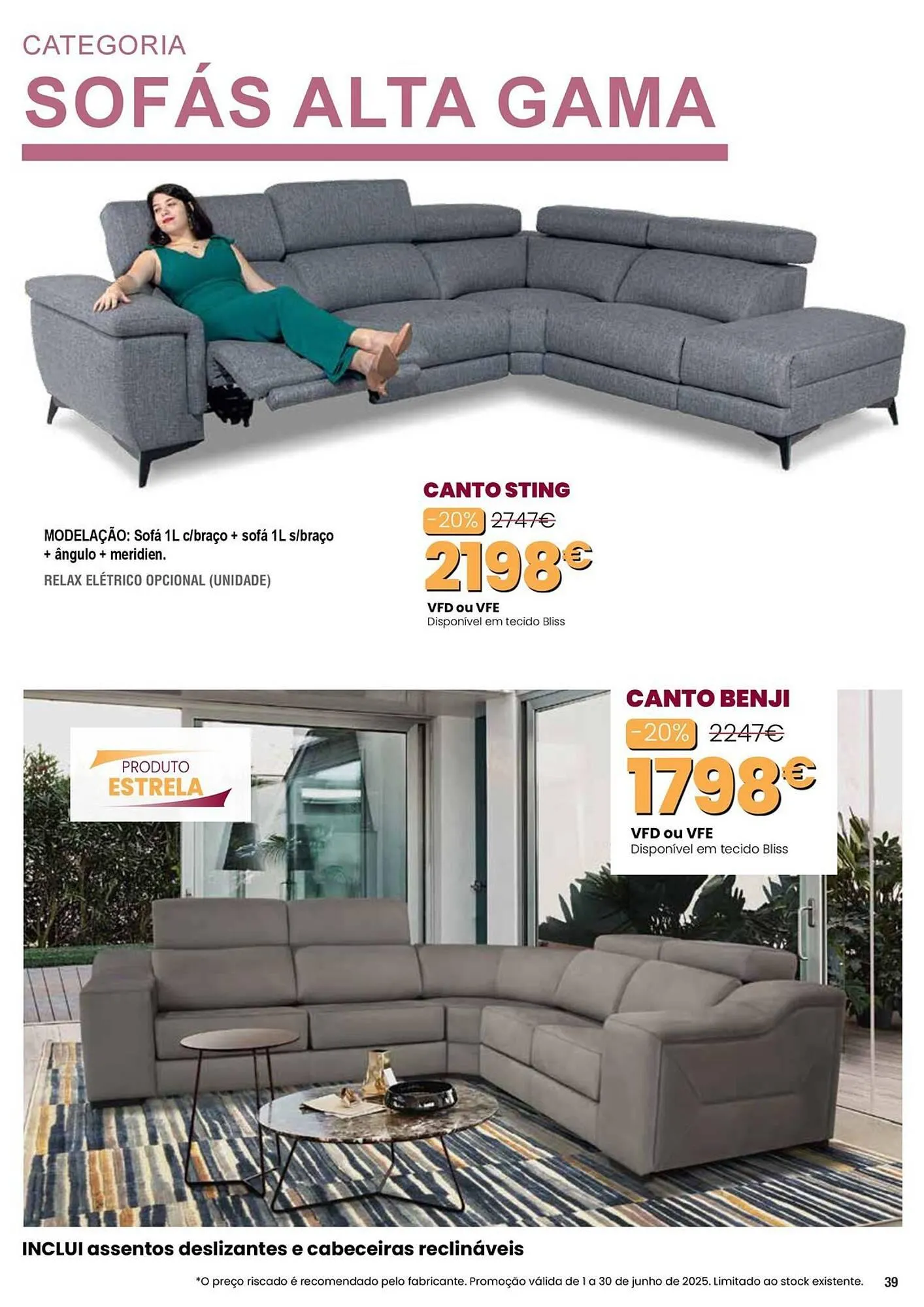 Folheto Folheto Hiper Centro do Móvel de 3 de junho até 30 de junho 2025 - Pagina 39