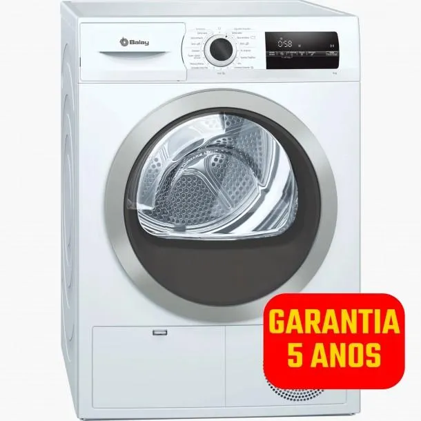 Máquina de Secar Roupa BALAY 3SB581B - 8Kg - Bomba de Calor