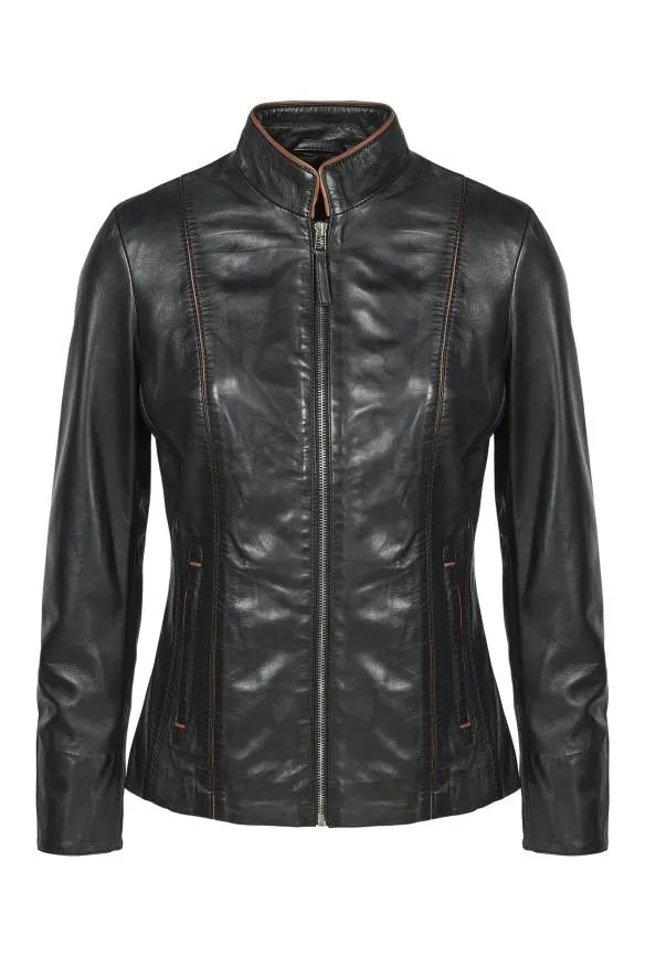 Casaco em pele Lúcia