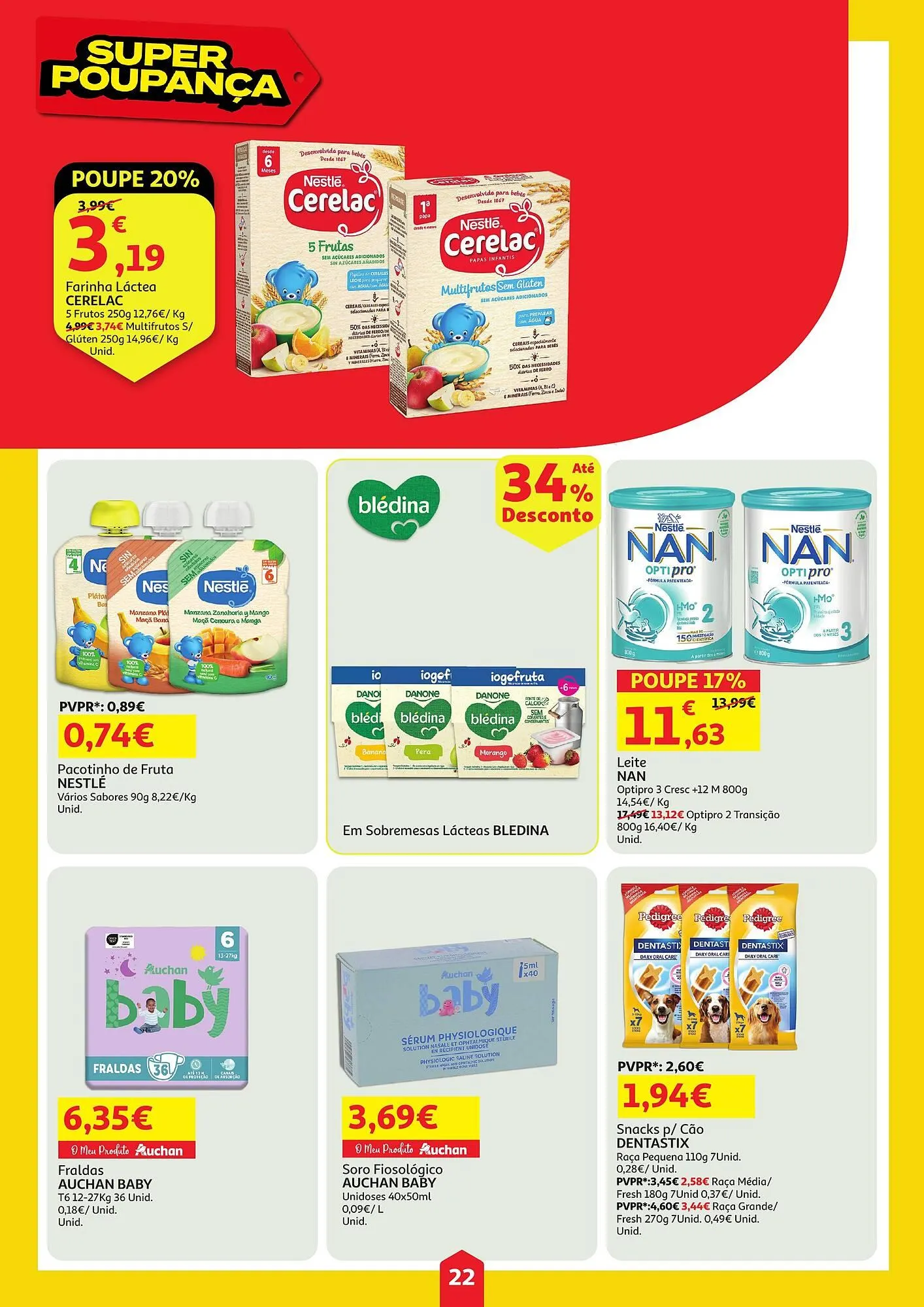 Folheto Folheto Auchan de 3 de abril até 9 de abril 2025 - Pagina 22