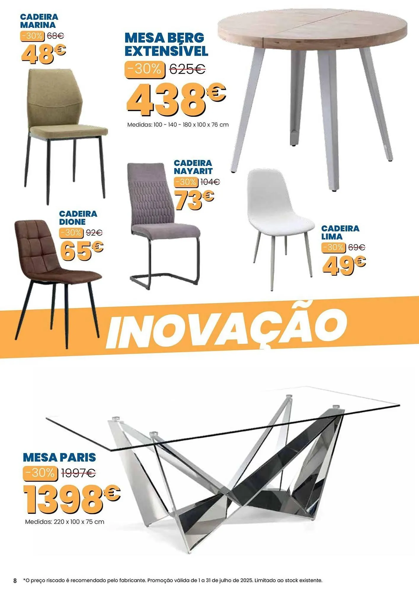 Folheto Folheto Hiper Centro do Móvel de 1 de julho até 31 de julho 2025 - Pagina 8