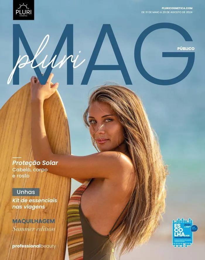 Folheto Folheto Pluricosmética ! de 31 de maio até 29 de agosto 2024 - Pagina 1