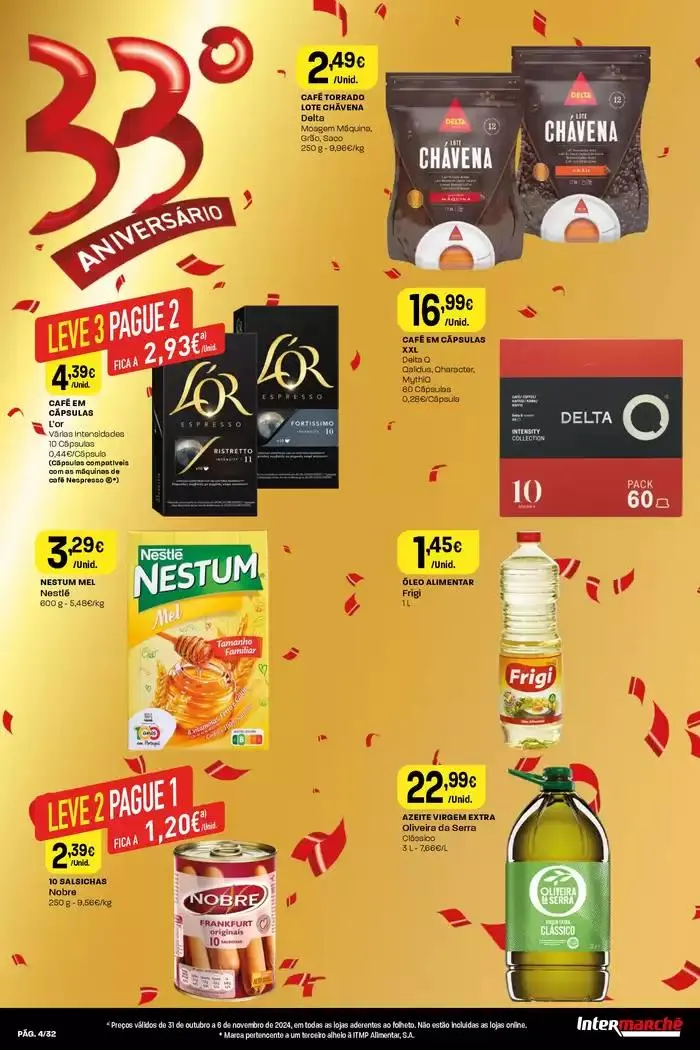 Folheto 33º ANIVERSÁRIO de 31 de outubro até 6 de novembro 2024 - Pagina 4