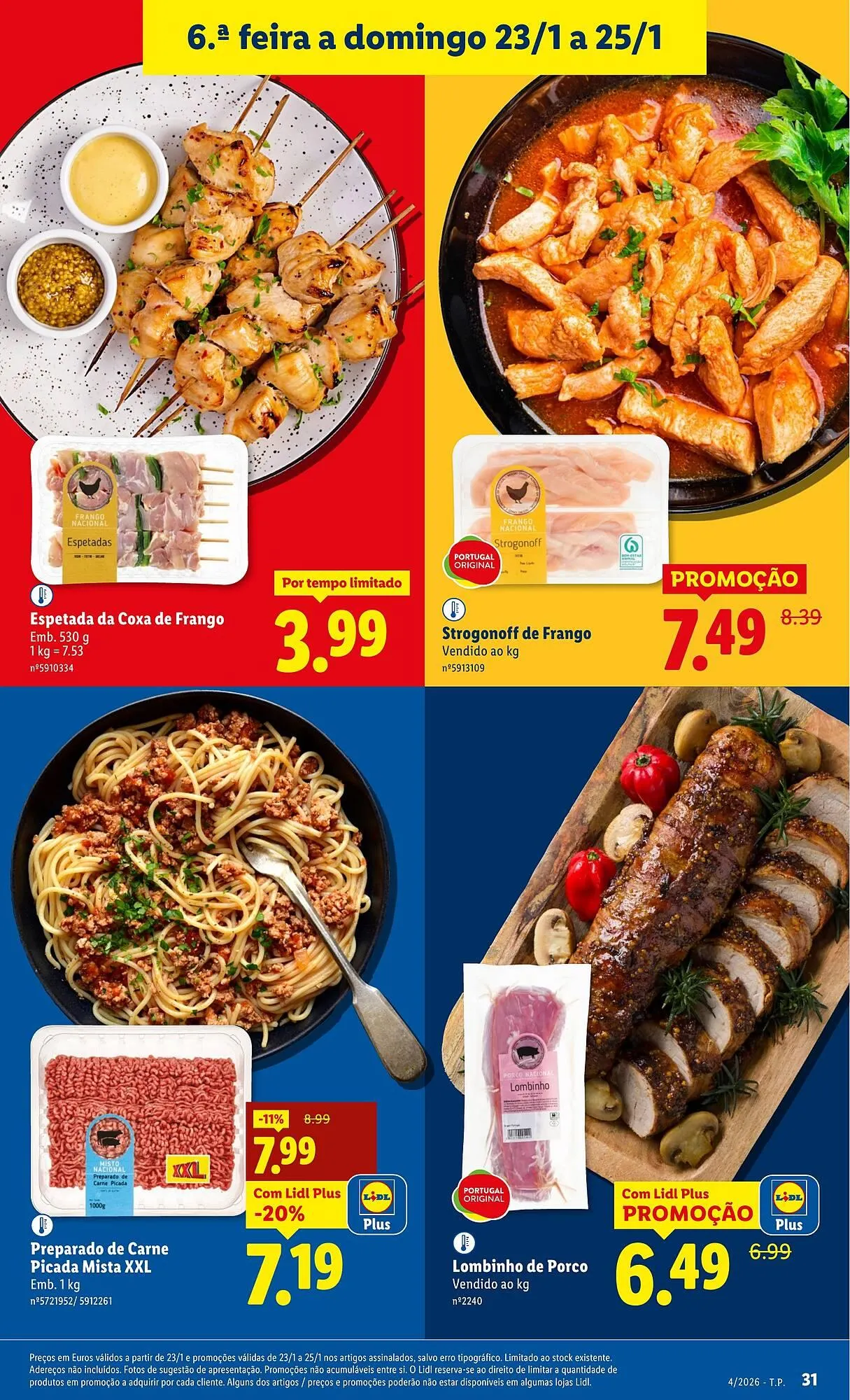 Folheto Folheto Lidl de 19 de janeiro até 25 de janeiro 2026 - Pagina 31