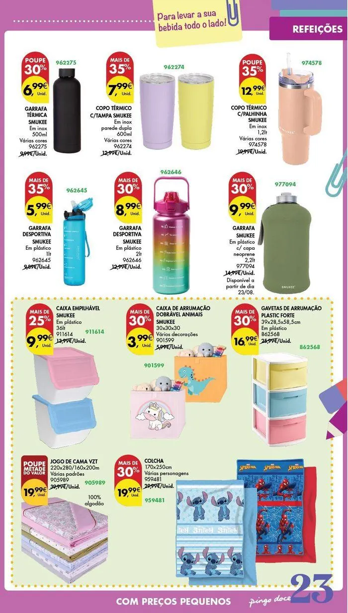 Folheto Folheto Pingo Doce de 6 de agosto até 23 de setembro 2024 - Pagina 15