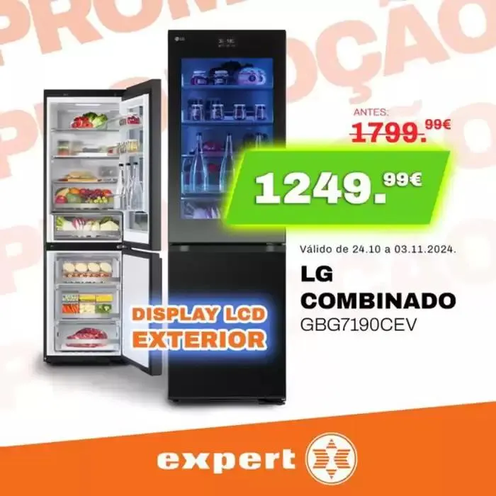 Folheto Frigoríficos eficientes da LG de 28 de outubro até 3 de novembro 2024 - Pagina 1