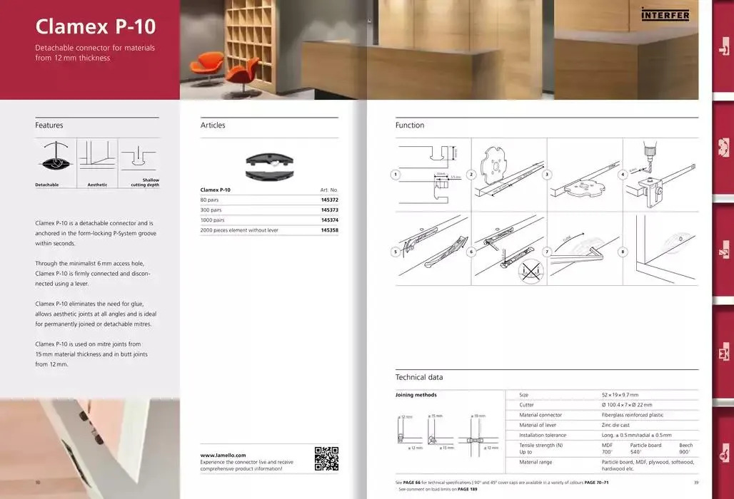 Folheto Novo! Catálogo Lamello 2025 de 6 de dezembro até 31 de dezembro 2025 - Pagina 20