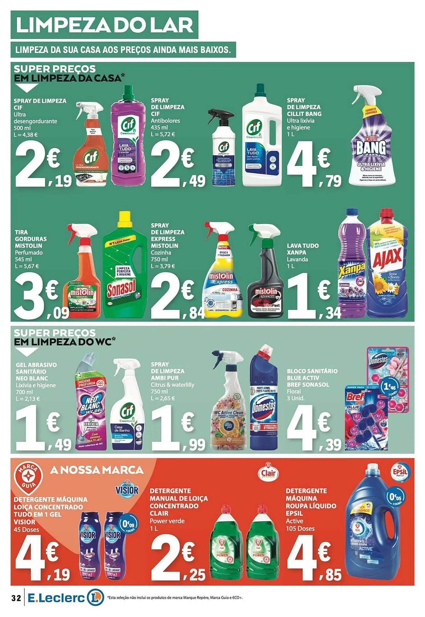 Folheto Folheto E.Leclerc de 19 de março até 25 de março 2026 - Pagina 32