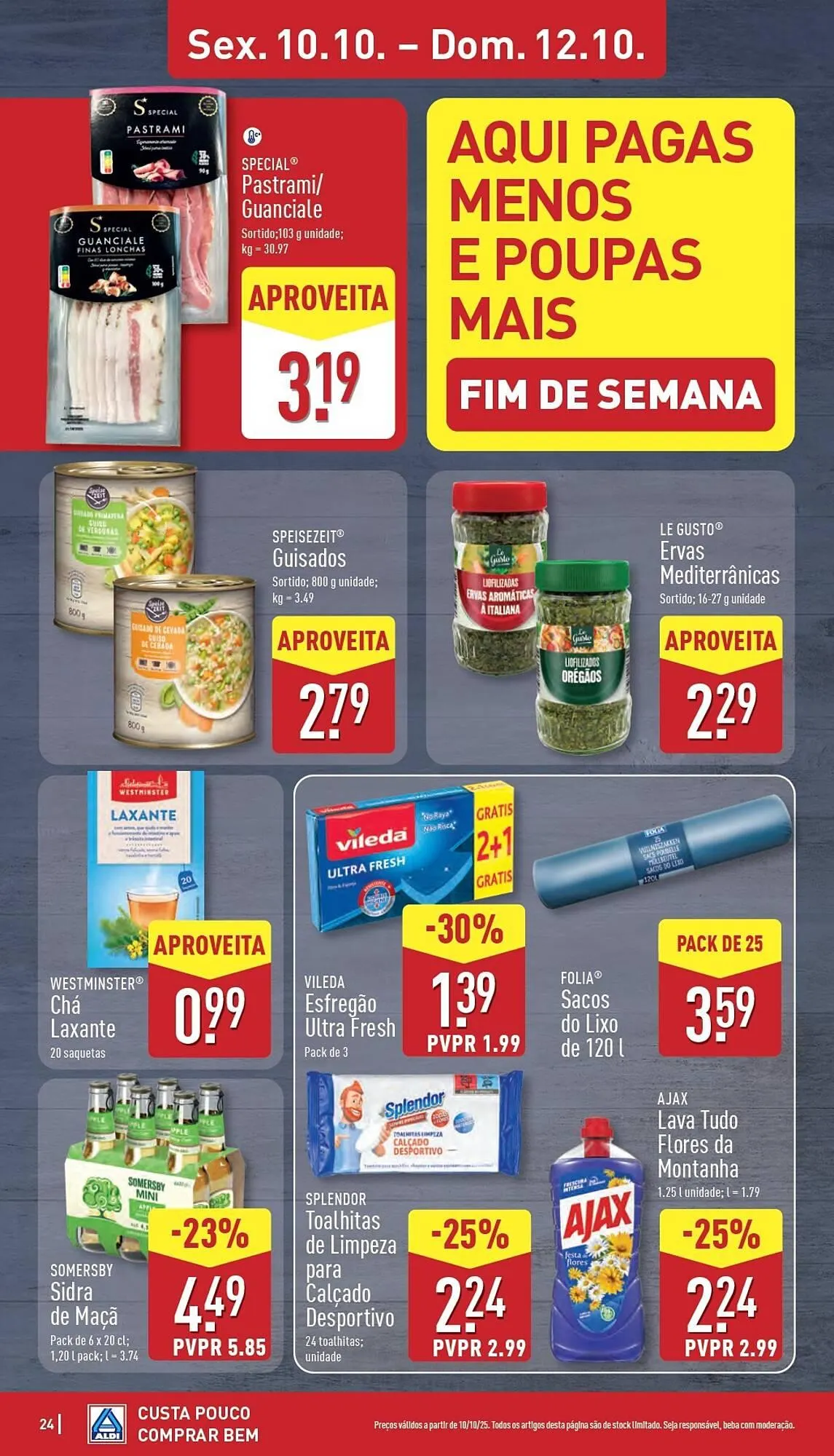 Folheto Folheto ALDI de 6 de outubro até 12 de outubro 2025 - Pagina 24