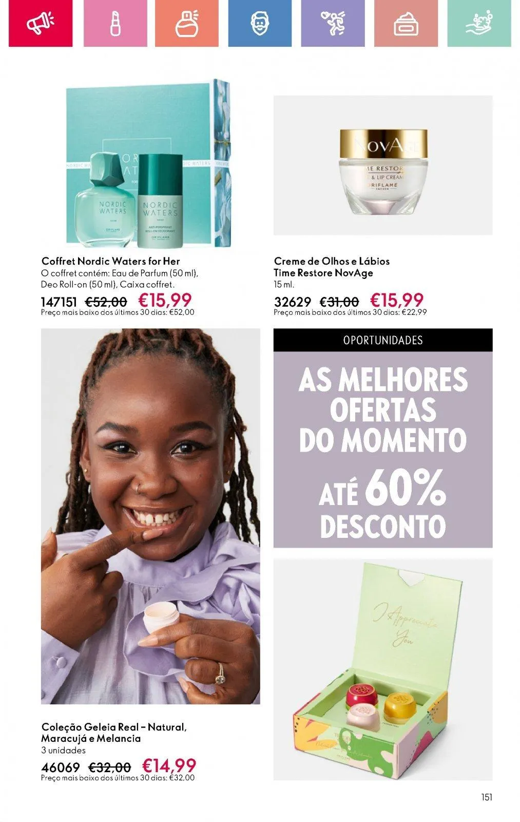 Folheto Folheto de Oriflame até 05.07.2025 de 18 de junho até 5 de julho 2025 - Pagina 151