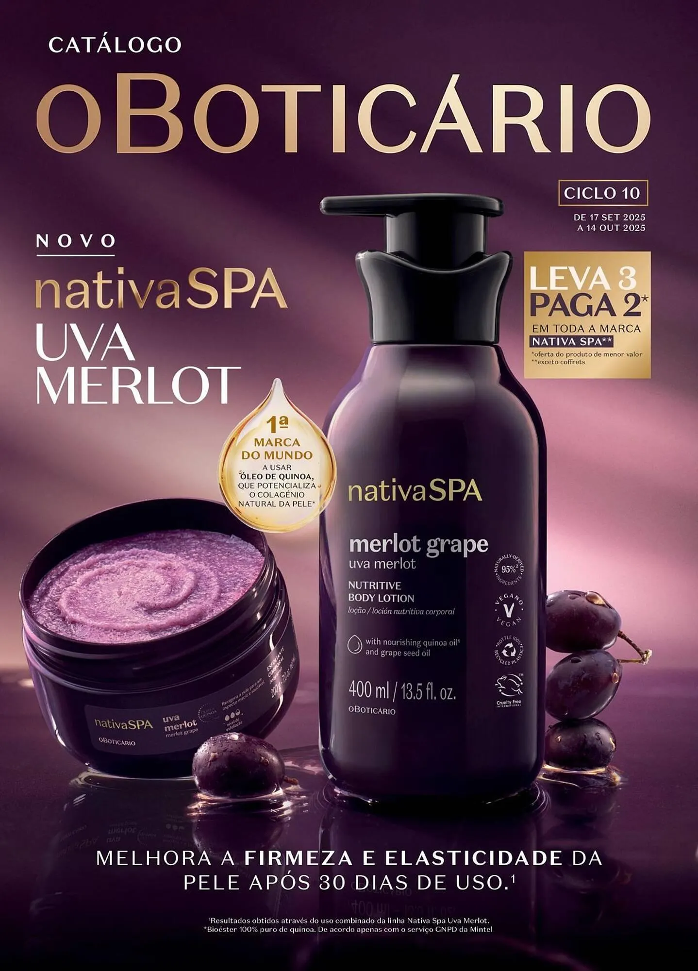 Folheto Folheto O Boticário de 17 de setembro até 14 de outubro 2025 - Pagina 1
