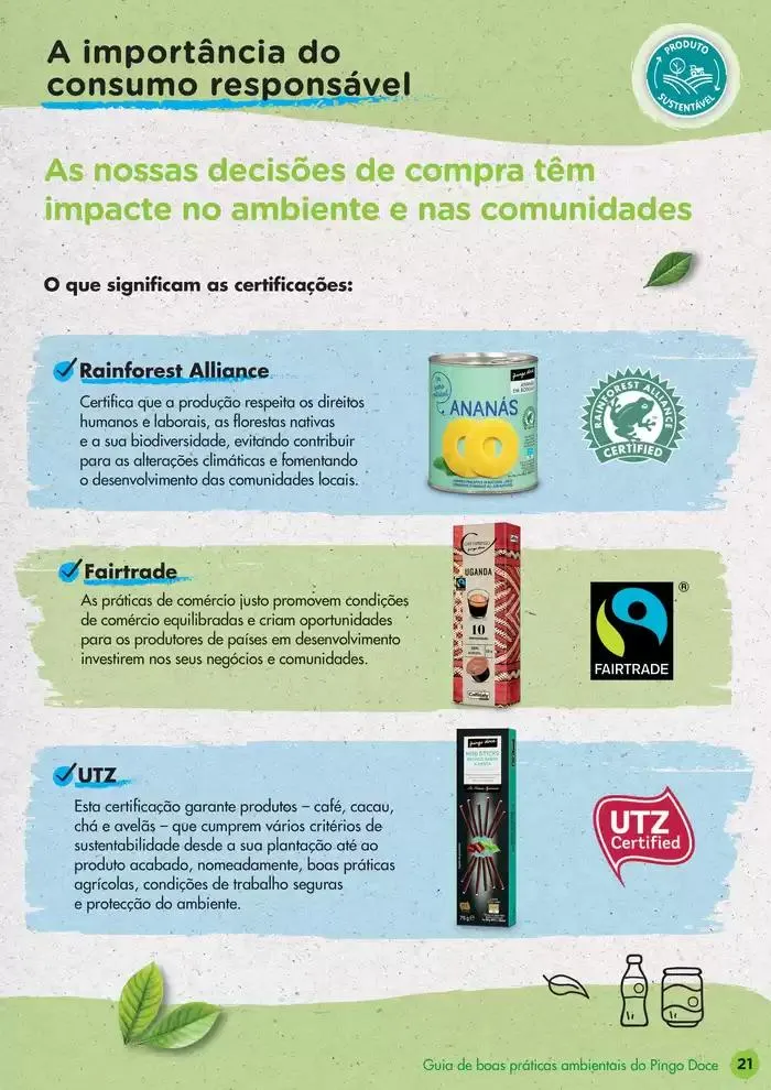 Folheto Pingo Doce Guia de Boas Práticas Ambientais de 17 de dezembro até 17 de janeiro 2025 - Pagina 21