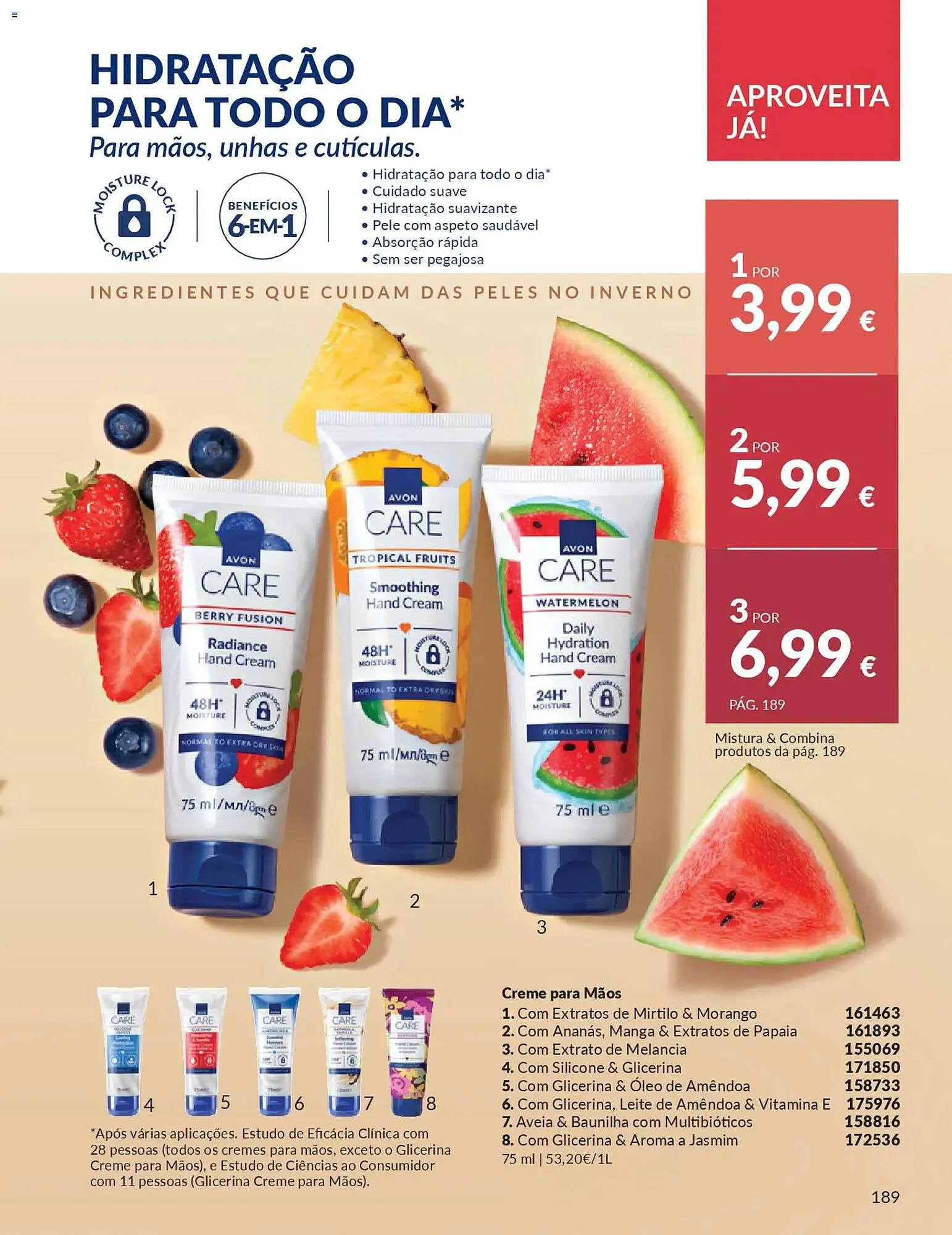Folheto Catálogo Avon de 1 de janeiro até 1 de fevereiro 2026 - Pagina 189