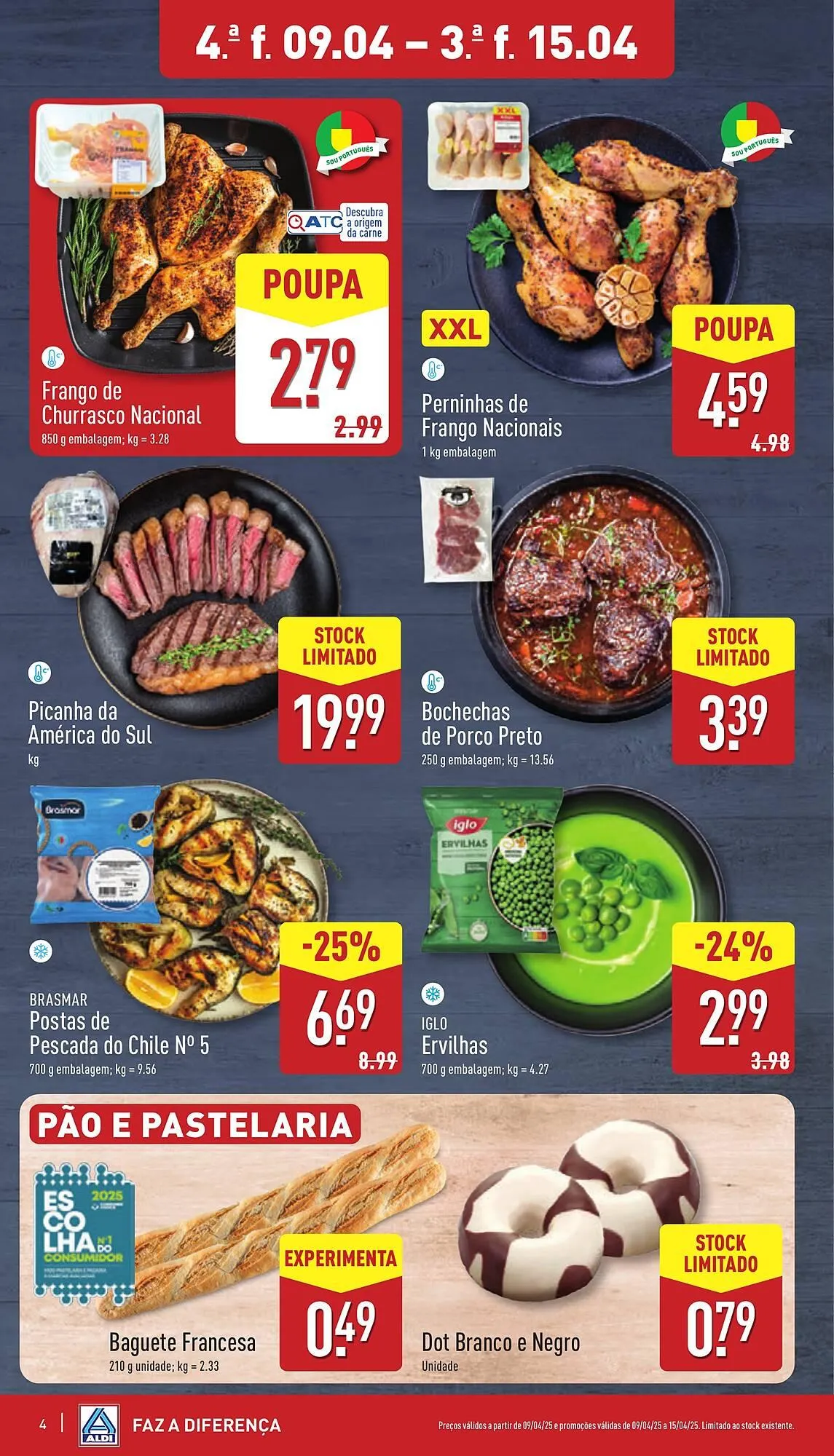 Folheto Folheto ALDI de 9 de abril até 15 de abril 2025 - Pagina 4