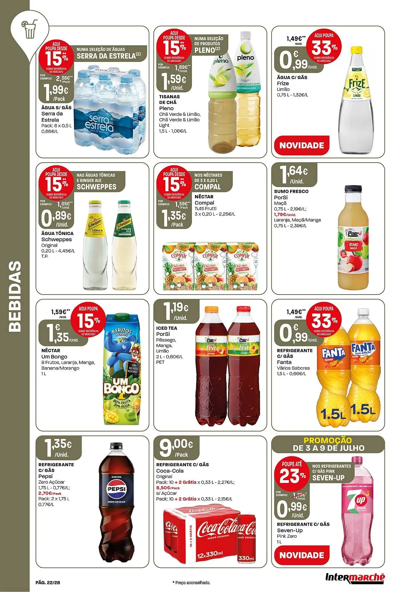 Folheto Folheto Intermarché de 3 de julho até 9 de julho 2025 - Pagina 22