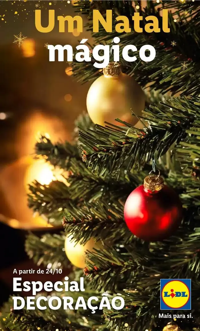 Folheto Decoração de Natal de 8 de novembro até 26 de dezembro 2024 - Pagina 1