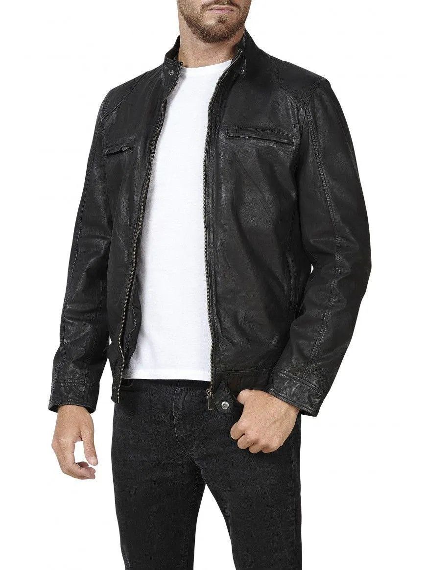 Blusão em pele Adriano