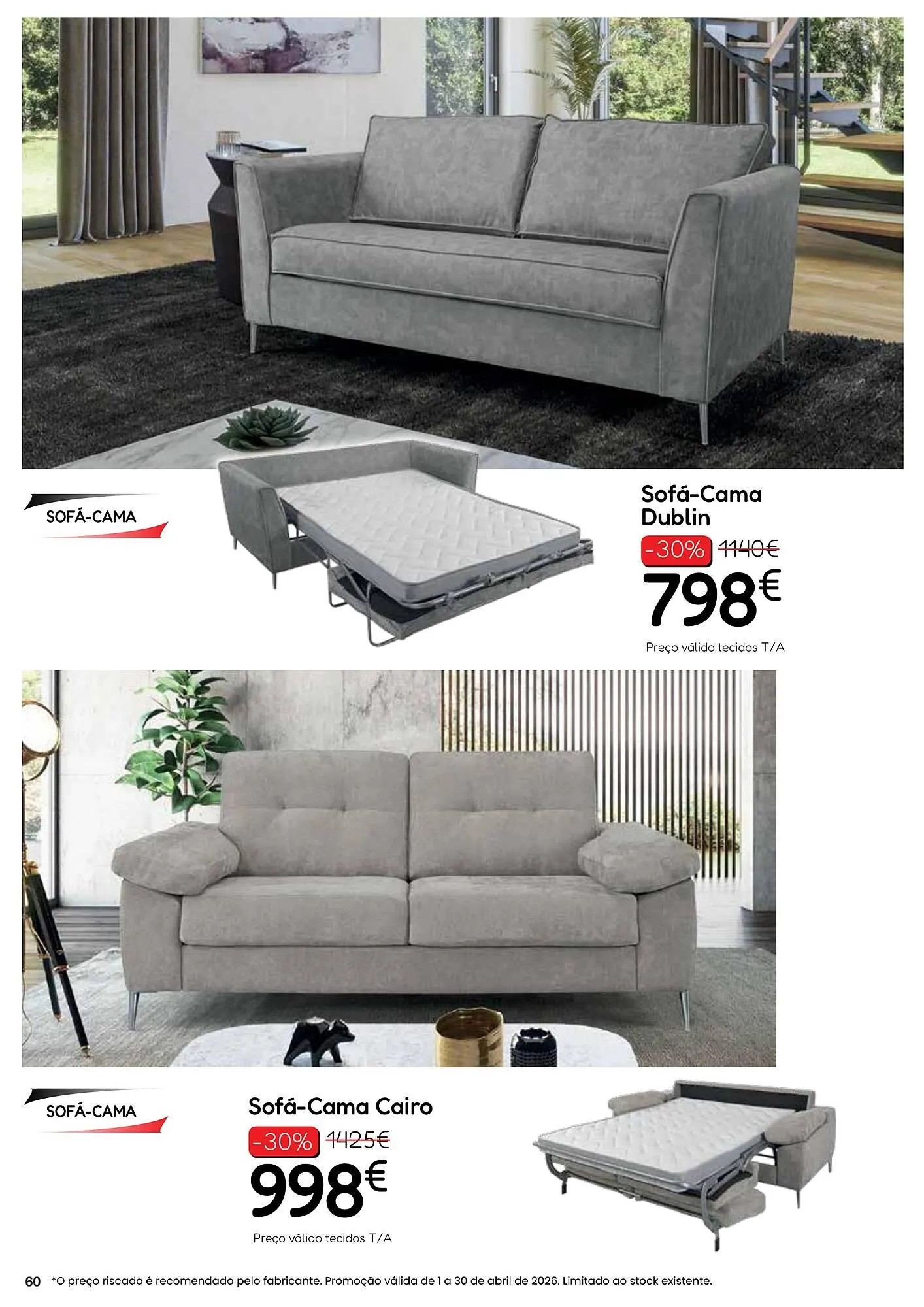 Folheto Folheto Hiper Centro do Móvel de 13 de abril até 30 de abril 2026 - Pagina 60