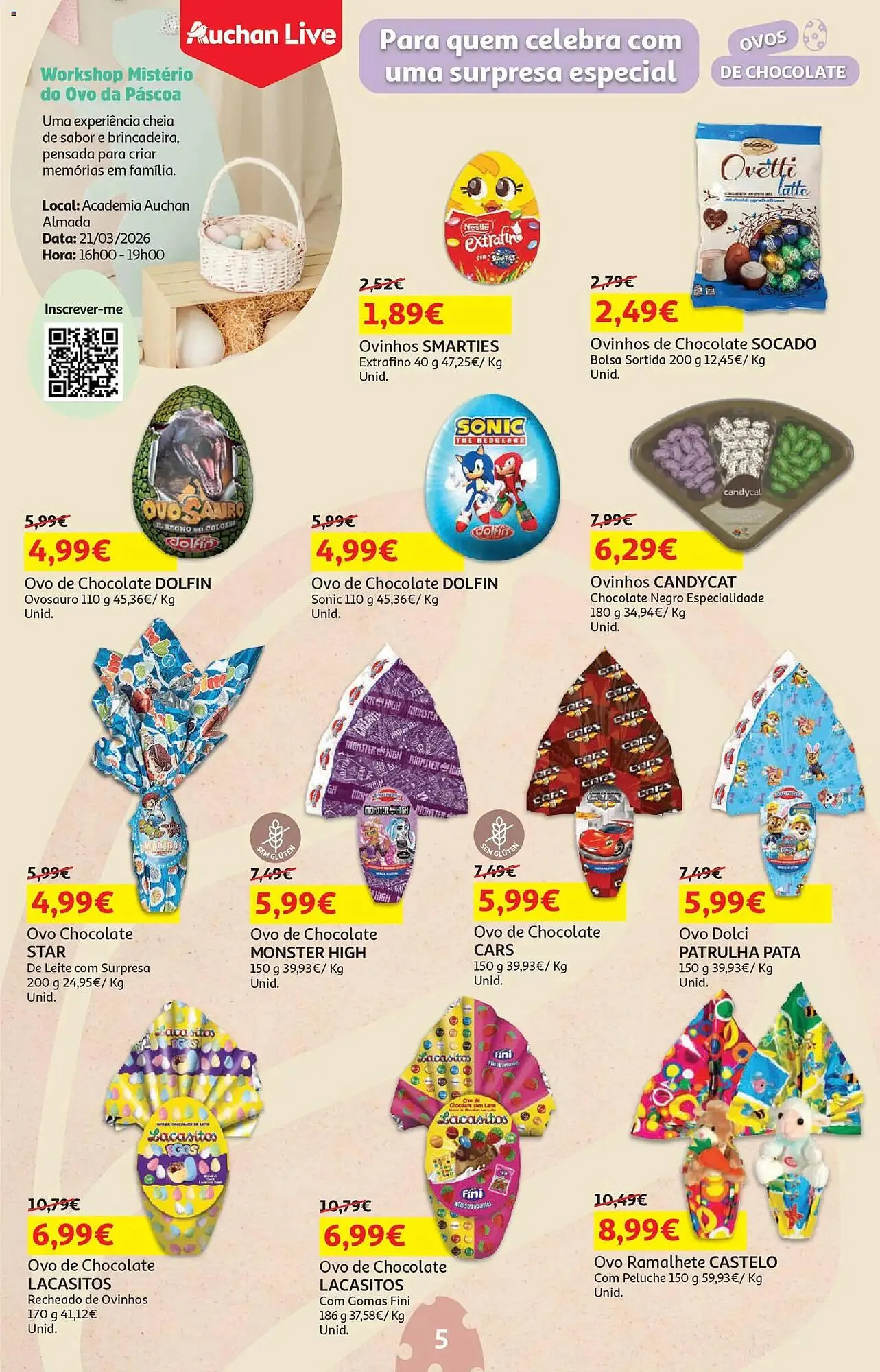 Folheto Folheto Auchan de 13 de março até 25 de março 2026 - Pagina 5