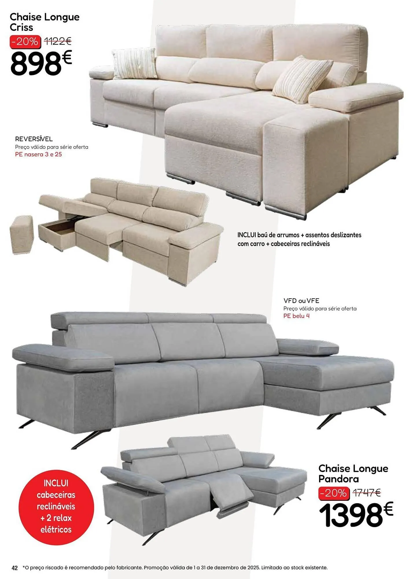 Folheto Folheto Hiper Centro do Móvel de 4 de dezembro até 31 de dezembro 2025 - Pagina 42