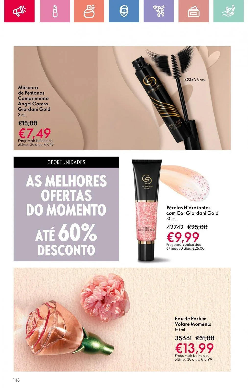 Folheto Folheto de Oriflame até 05.07.2025 de 18 de junho até 5 de julho 2025 - Pagina 148