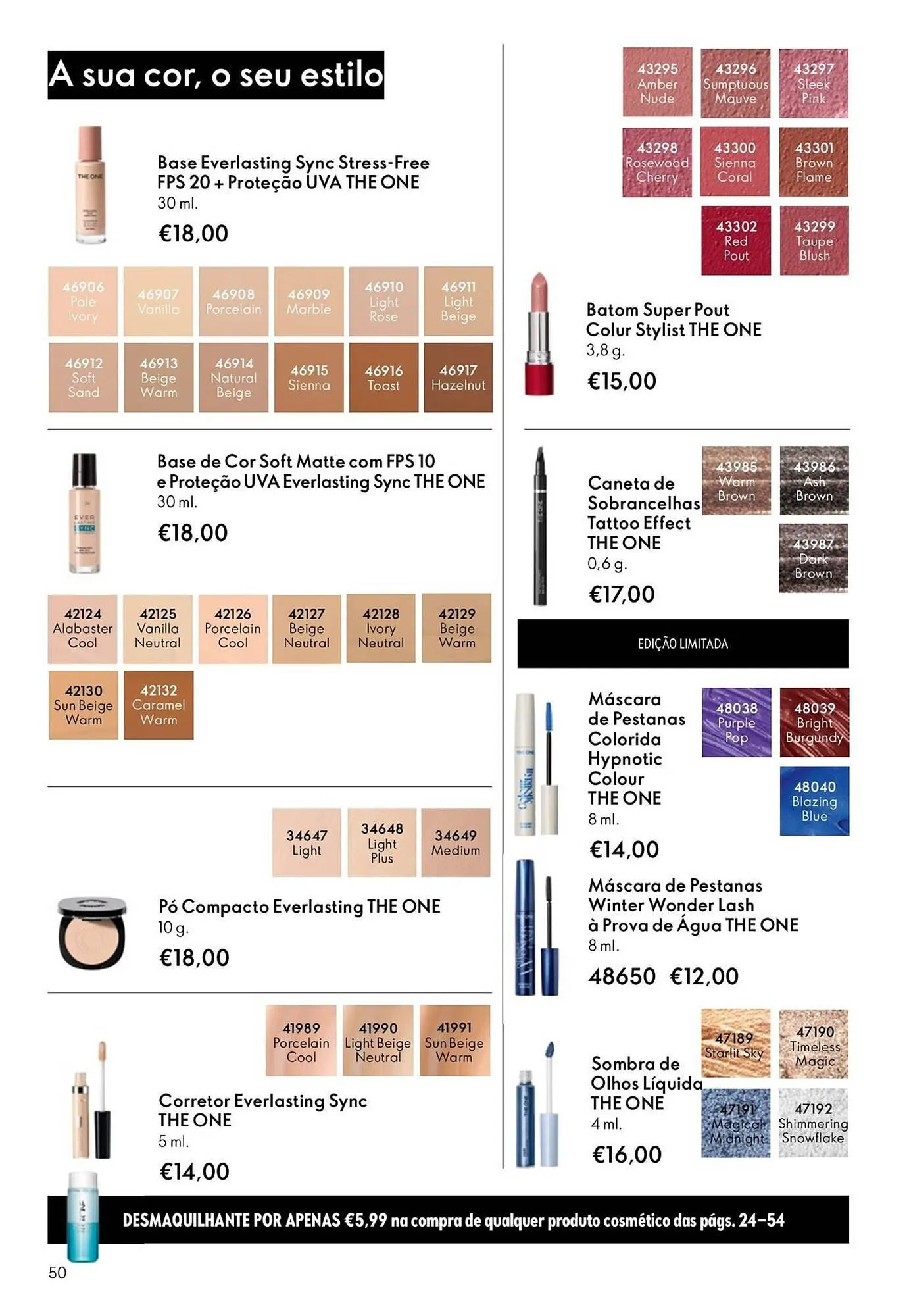 Folheto Catálogo Oriflame de 23 de dezembro até 20 de janeiro 2026 - Pagina 50
