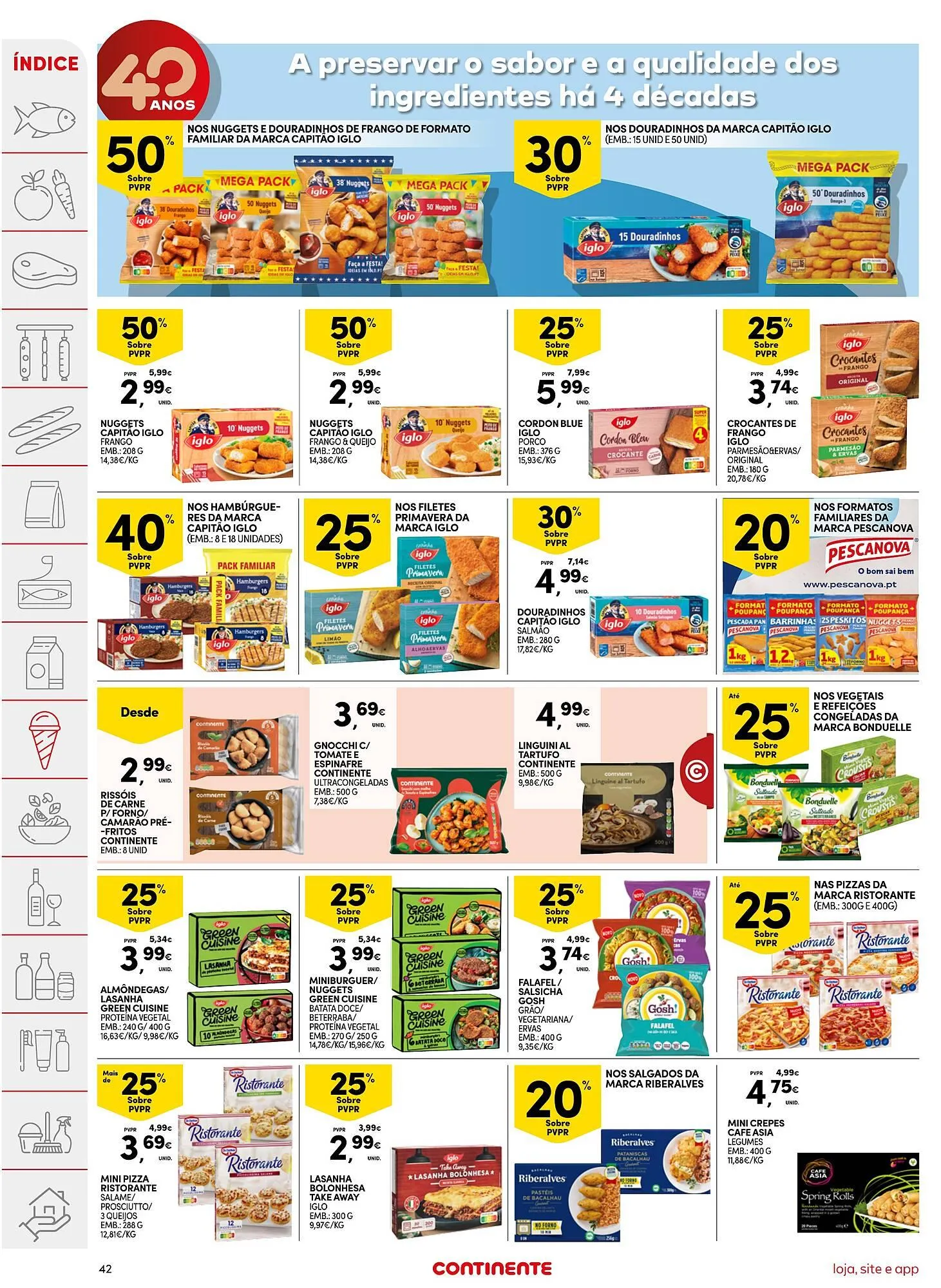 Folheto Folheto Continente de 25 de março até 31 de março 2025 - Pagina 42