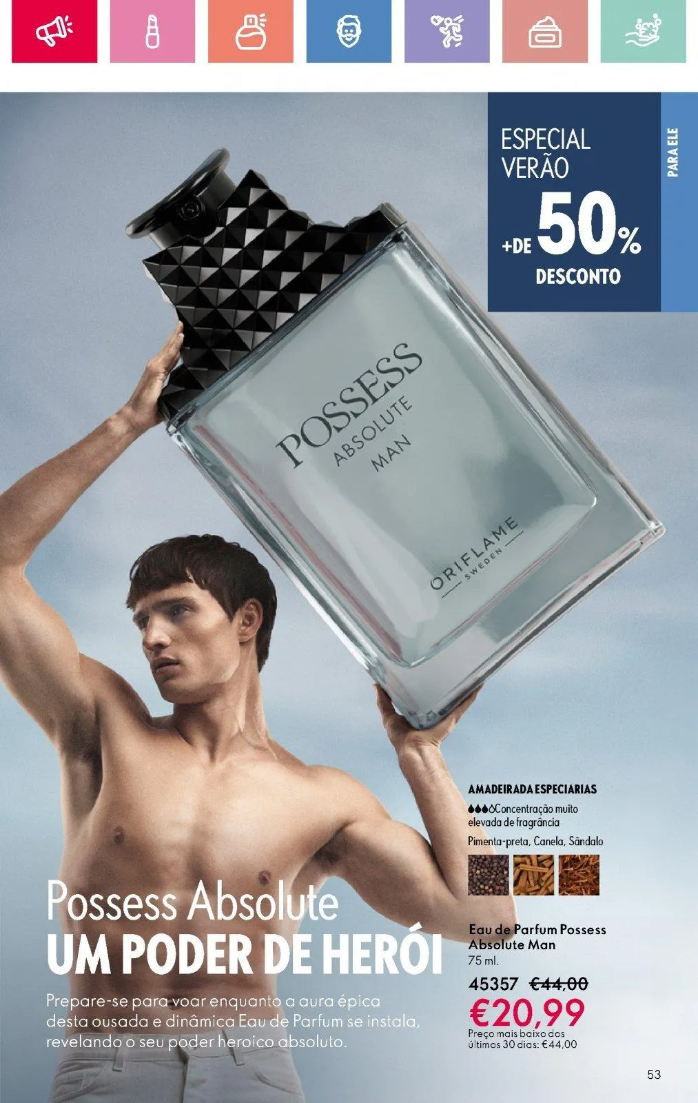 Folheto Folheto de Oriflame até 05.07.2025 de 18 de junho até 5 de julho 2025 - Pagina 53