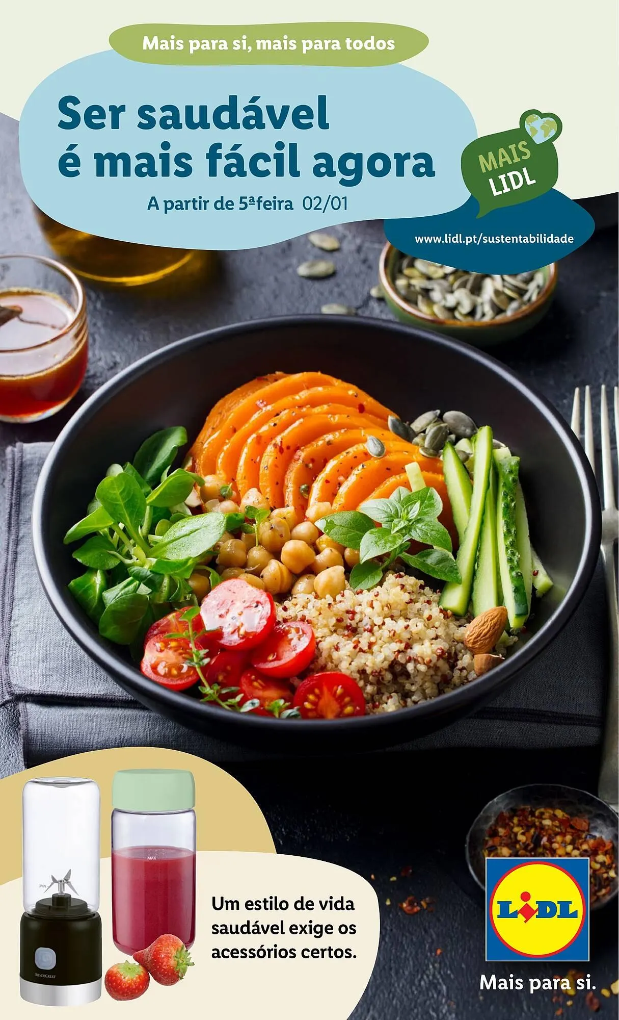 Folheto Folheto Lidl de 2 de janeiro até 6 de março 2025 - Pagina 1