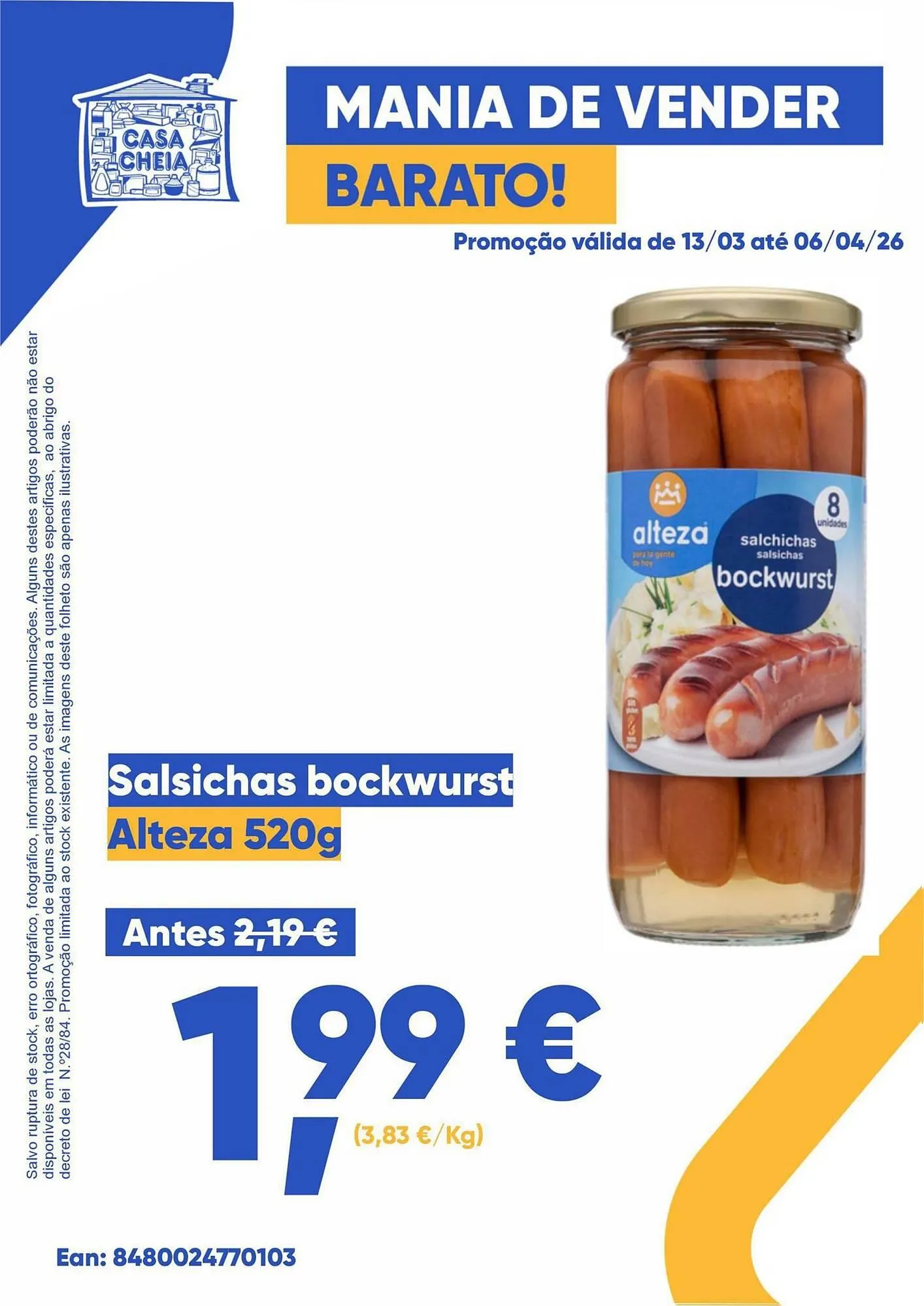 Folheto Folheto Casa Cheia de 14 de março até 6 de abril 2026 - Pagina 2